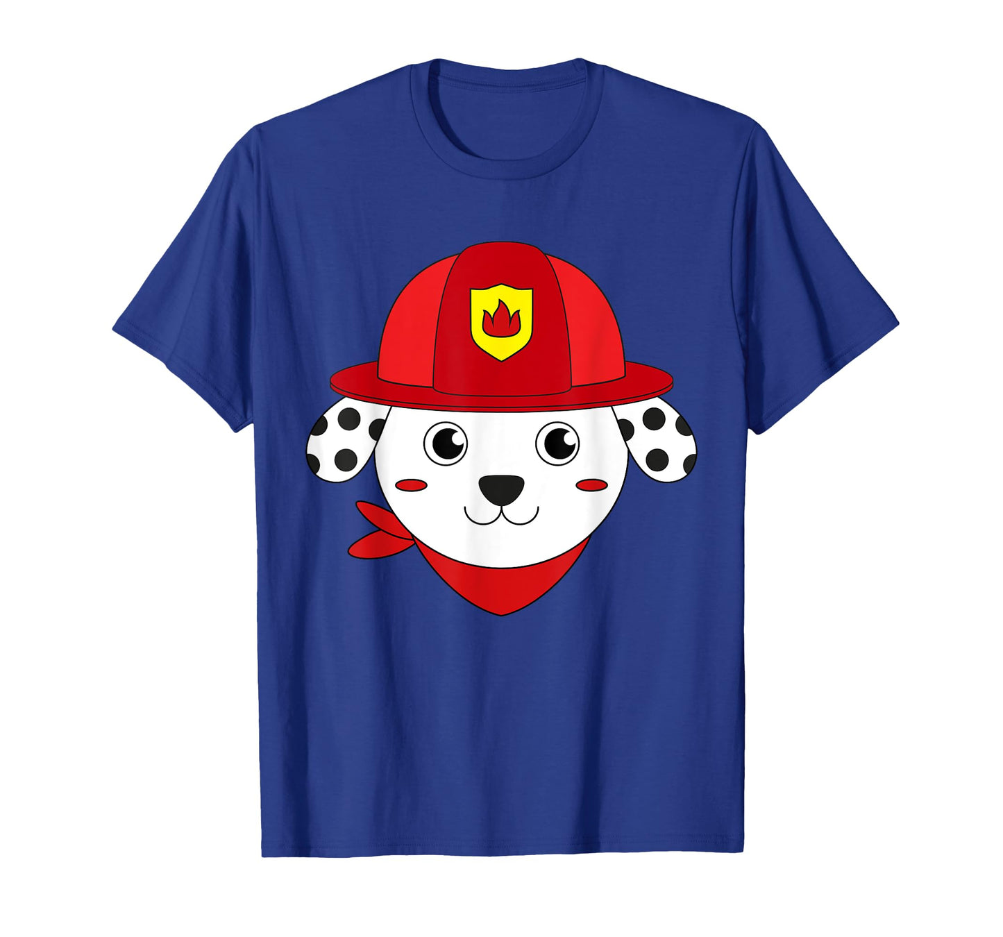 Firefighter Dog Dalmatian Fire Safety Week Fireman Hero T-Shirt