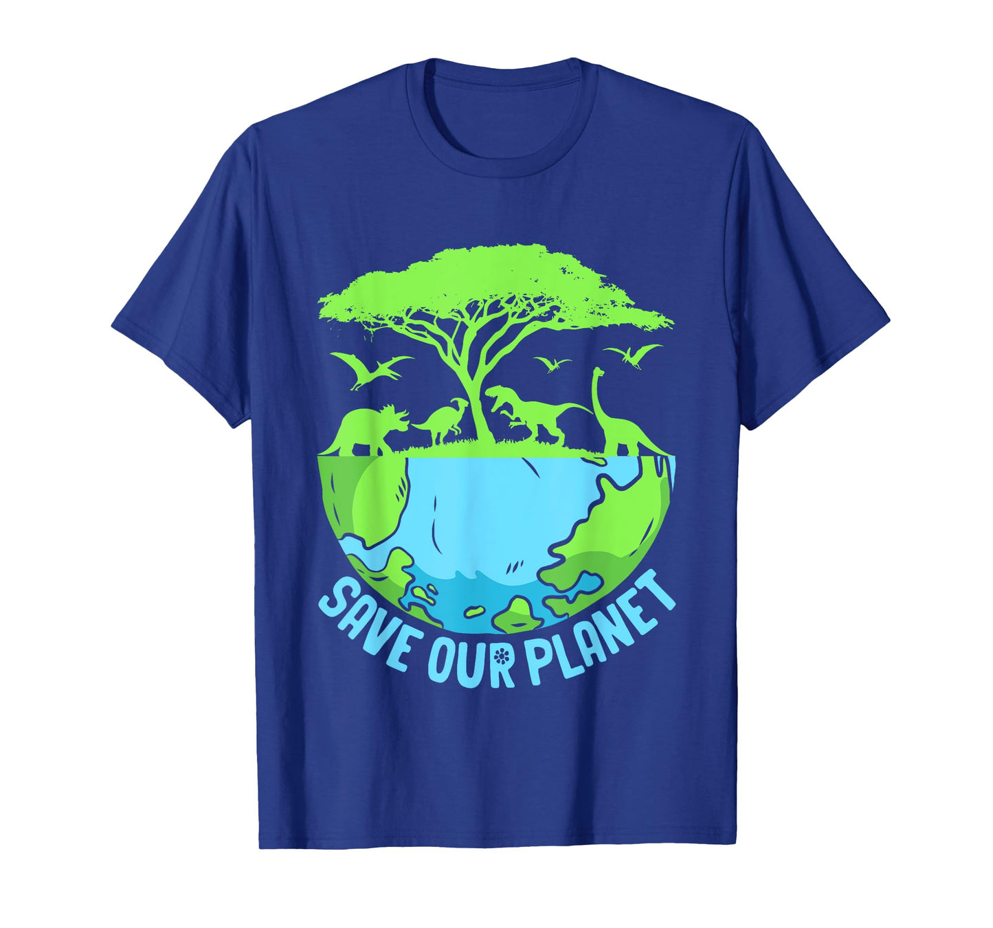 Green Save Our Planet Environmental Earth Day Boys Kids T-Shirt
