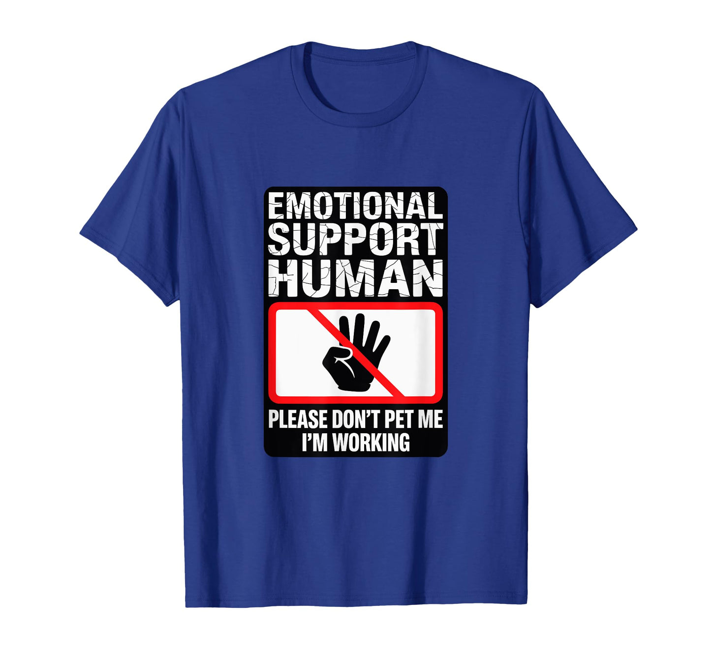 Emotional Support Please Don't Pet Lazy Halloween Costume T-Shirt