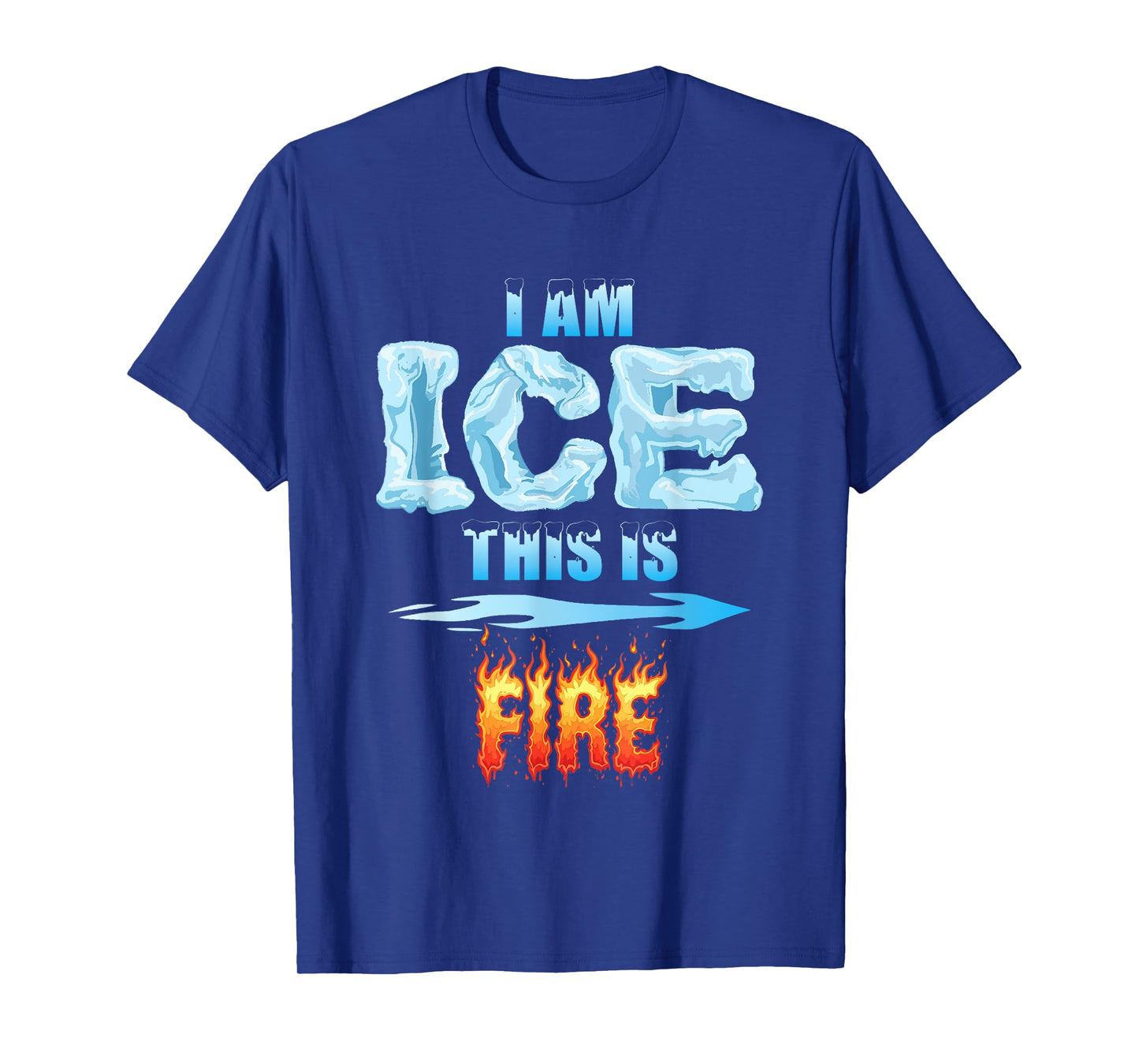 Funny Ice and Fire Costume Halloween Family Matching Women T-Shirt