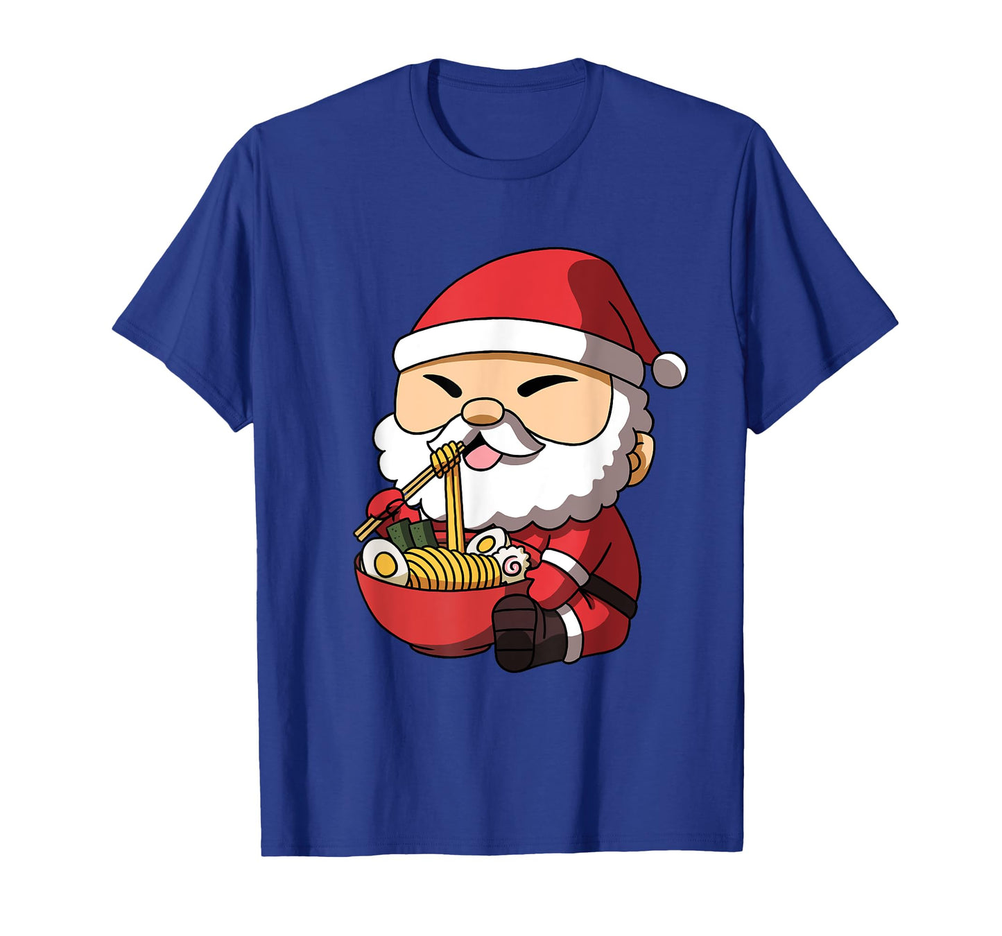 Kawaii Anime Christmas Santa Claus Japanese Ramen T-Shirt