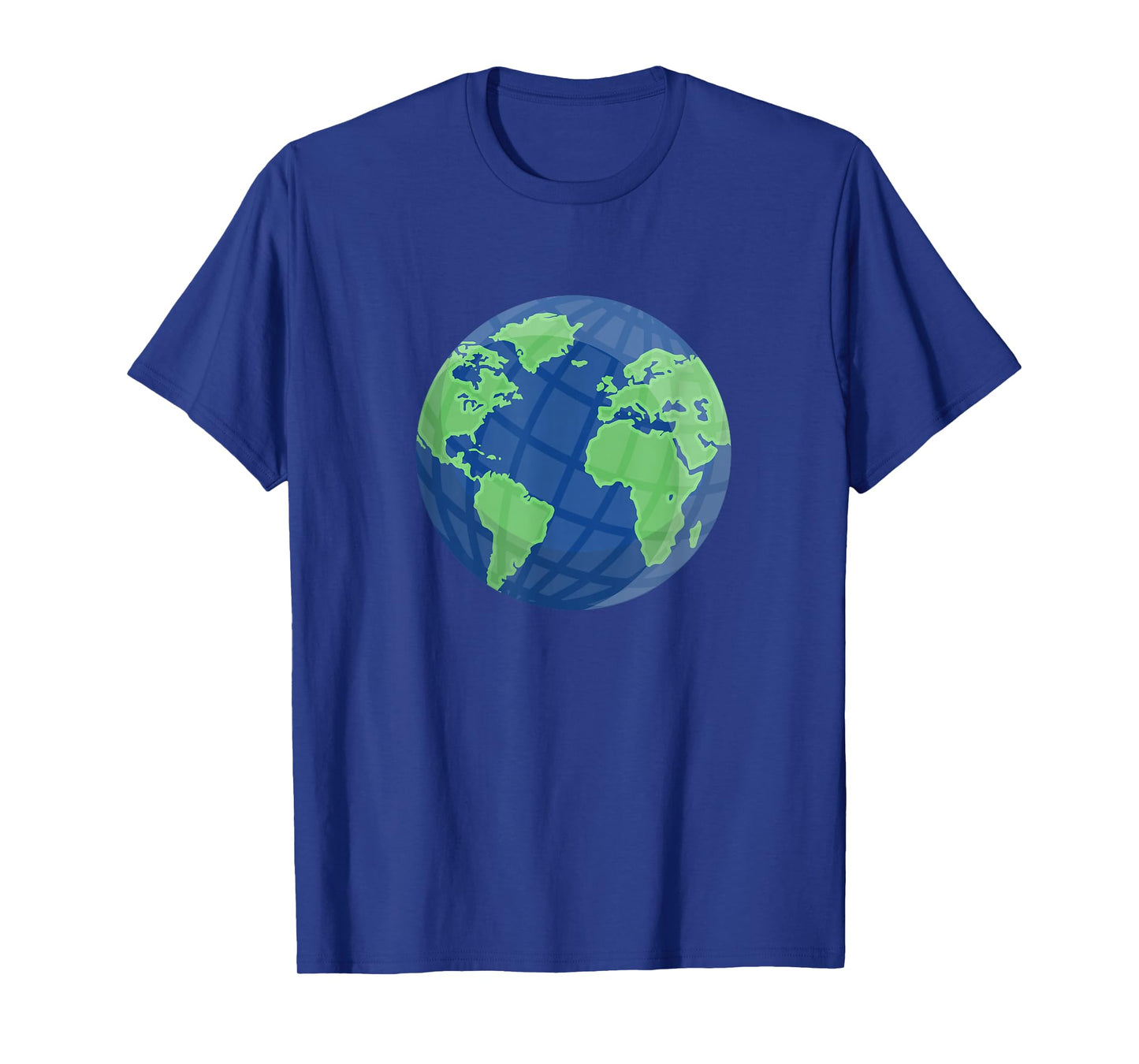 Globe World Map Earth Blue Green Design - World Geography T-Shirt
