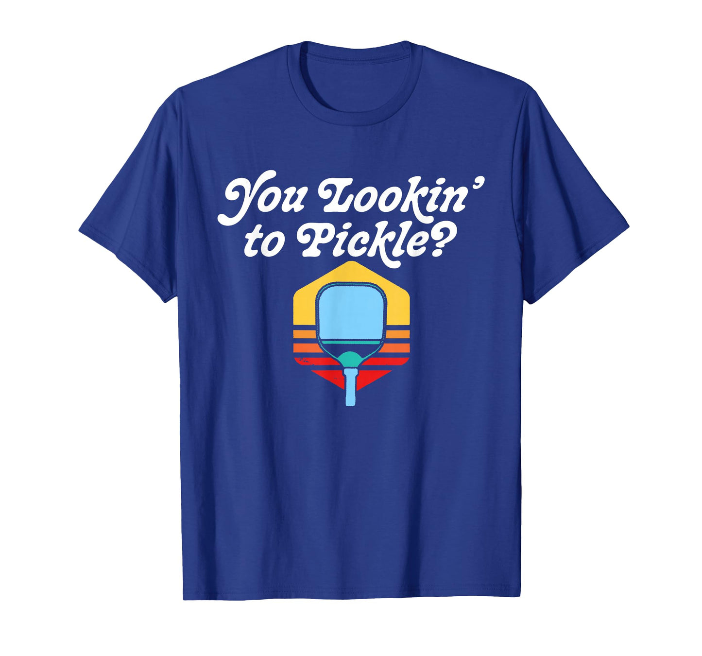 You Lookin' To Pickle? Design Co. Men's Retro Vintage Lover Apparel Black T-Shirt