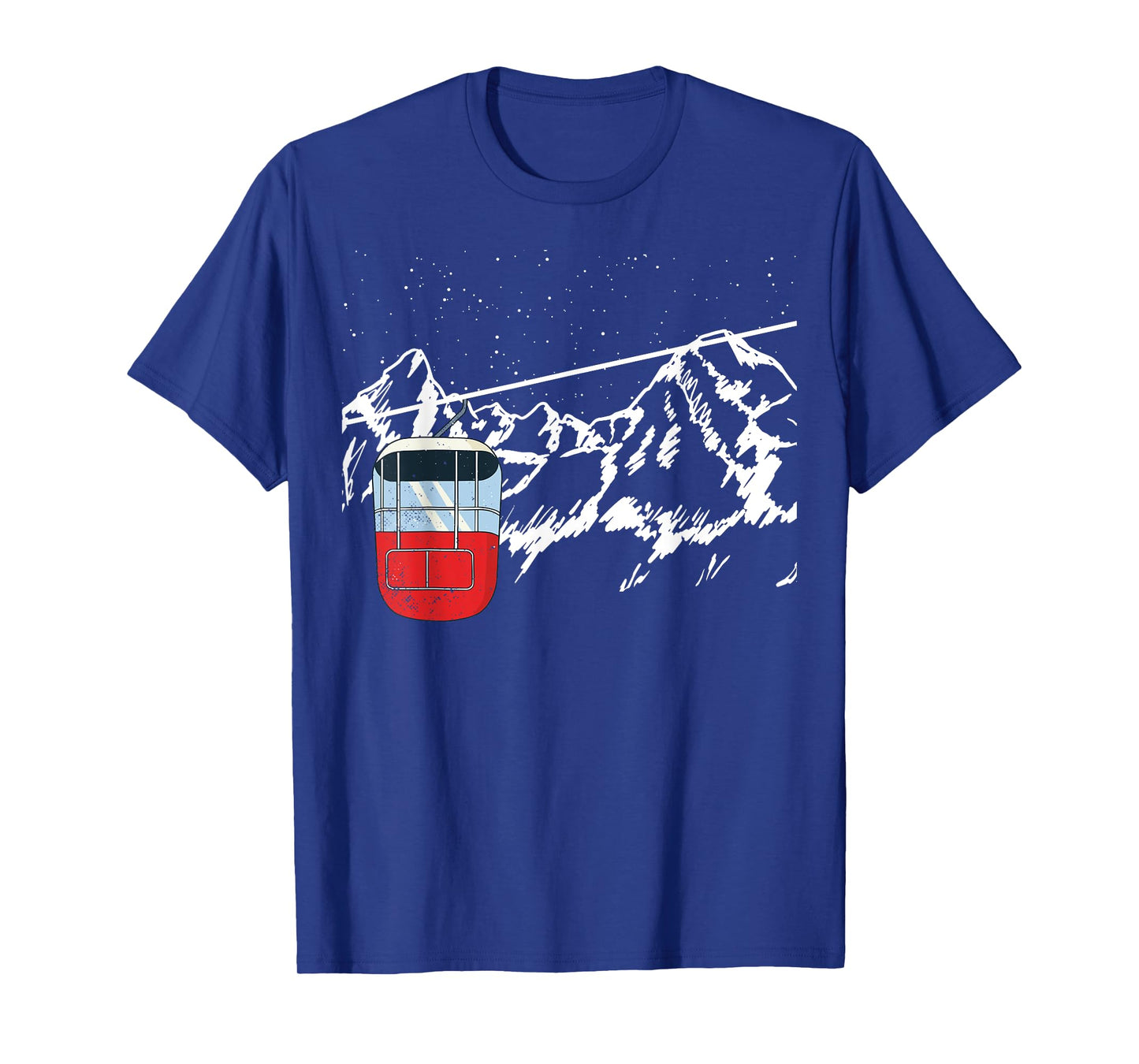 Ski lift gondola, mountains, cable run, cable railway T-Shirt