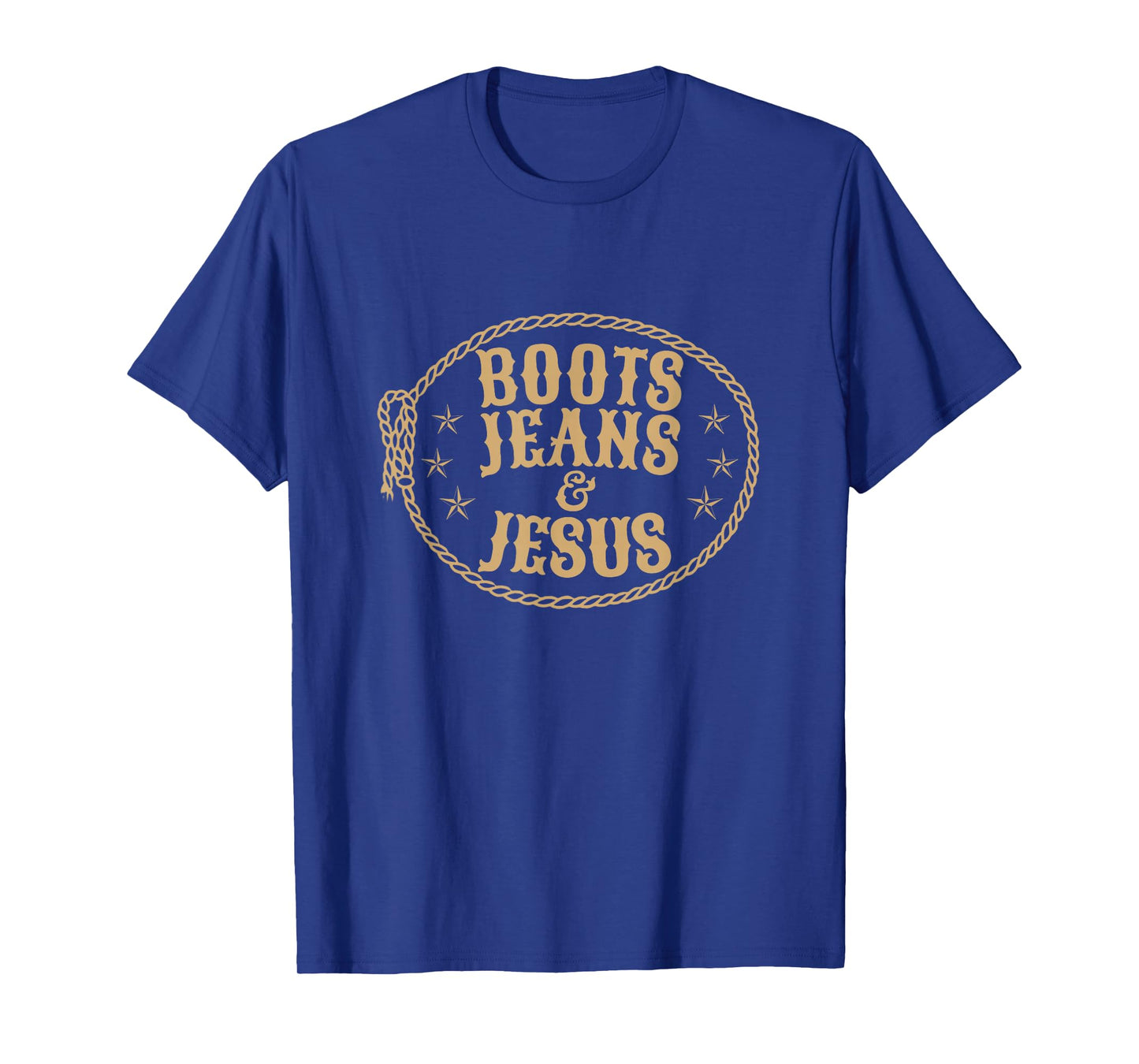 Cute Boots Jeans And Jesus Cowgirl Christian Country Western T-Shirt