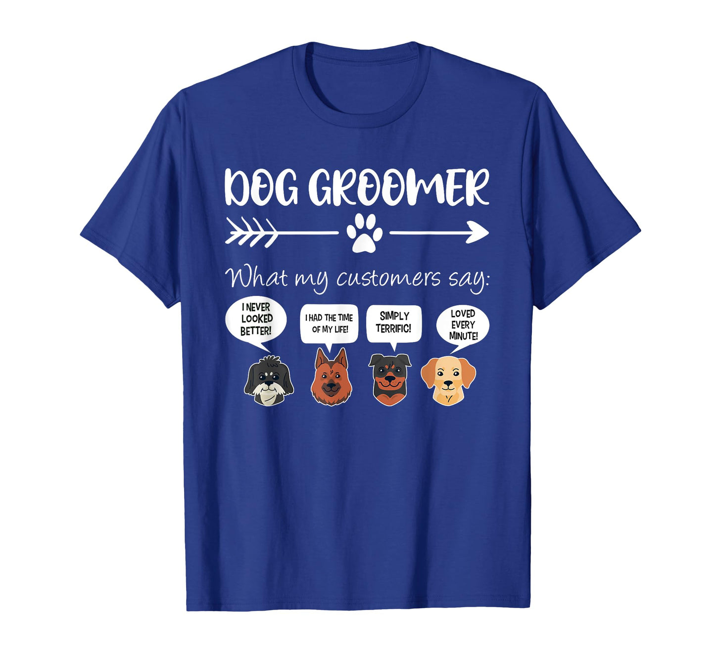 Dog Groomer Shirt Funny Dog Grooming Gift Dog Salon T-Shirt for Men Women Girls Kids