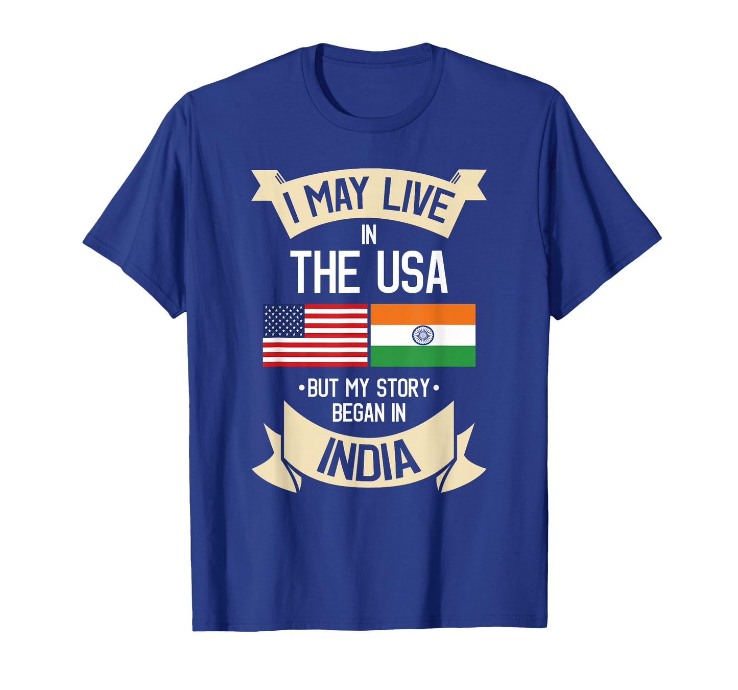 American Flag UAD Indian India Gift Roots T-Shirt T-Shirt