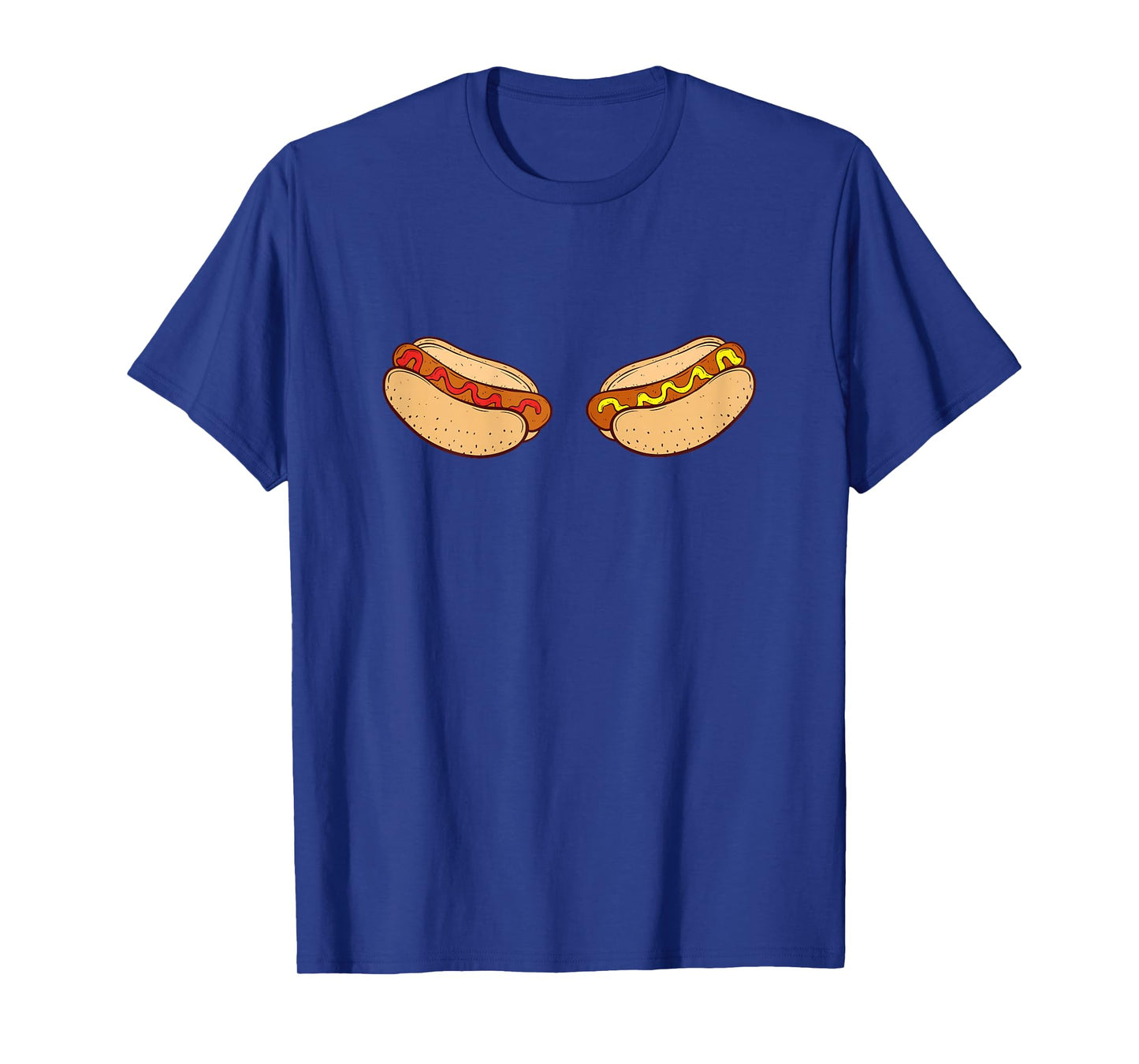 Funny Hot Dog Boobs Sexy Fast Food Fun Design for cool Women T-Shirt