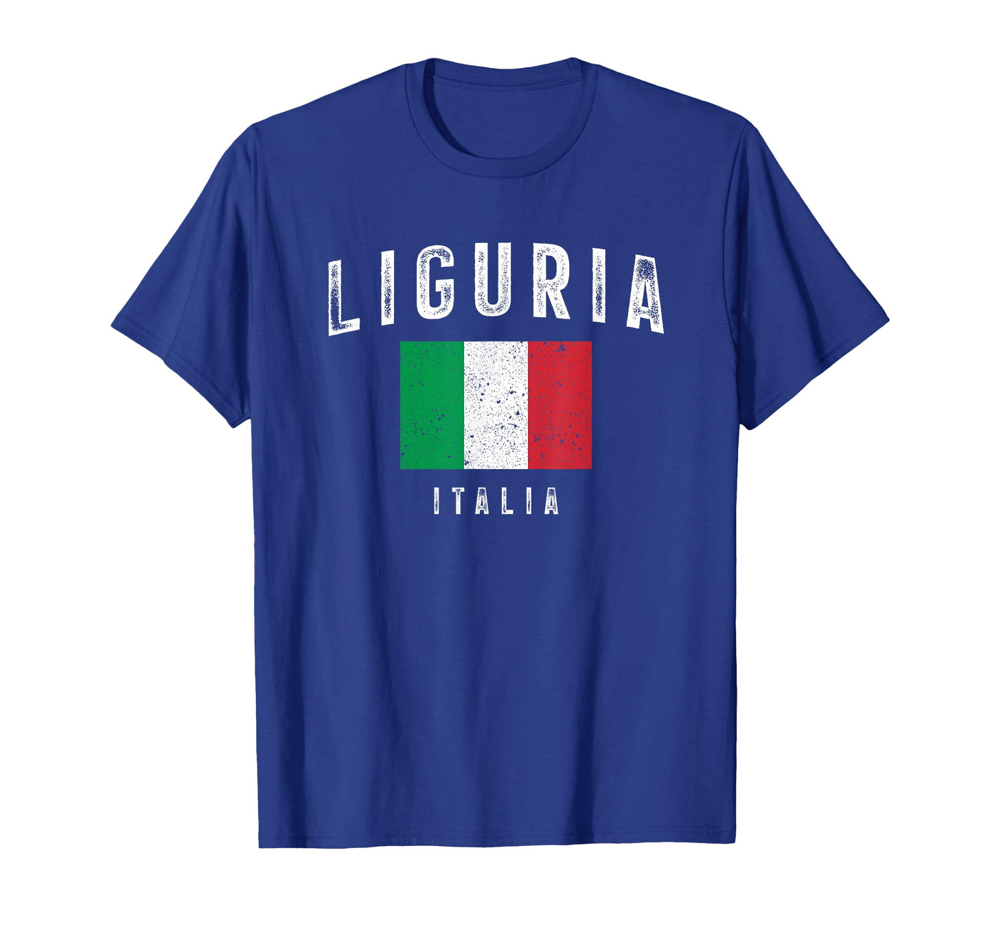 Liguria Region Italy Italia Flag Italian Home Root Love T-Shirt