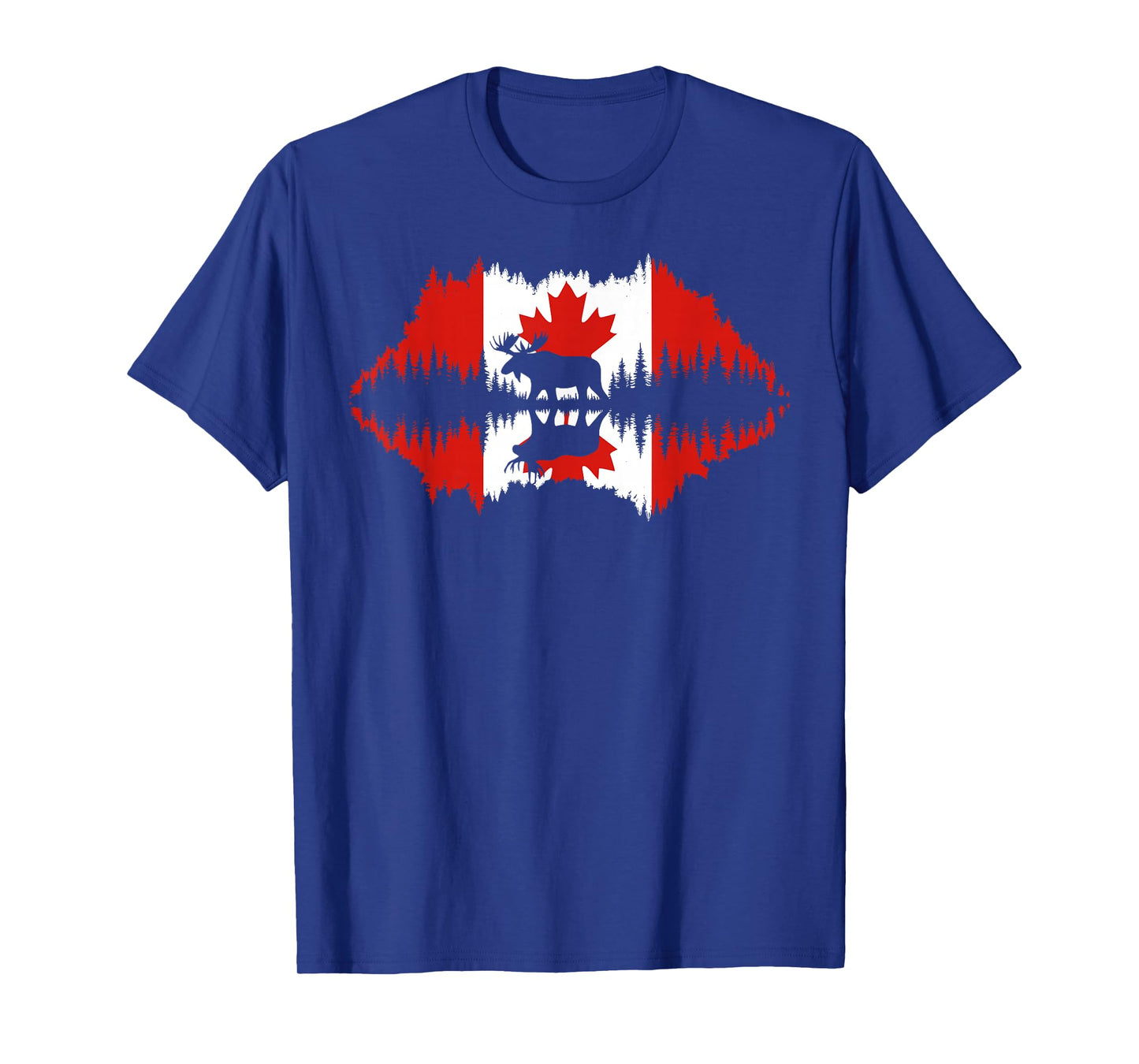 Canada Maple Leaf Moose Vintage Canadian Flag Souvenir T-Shirt