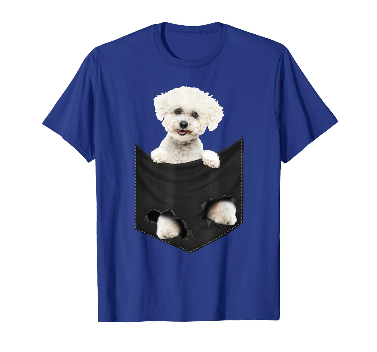 Funny Bichon Frisé in Your Pocket for Bichon Frise dog Lover Men Women Girls Kids T-Shirt