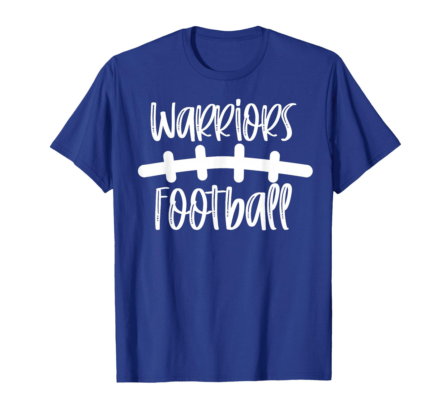 Warriors Football School Spirit Team Mascot Game Night T-Shirt