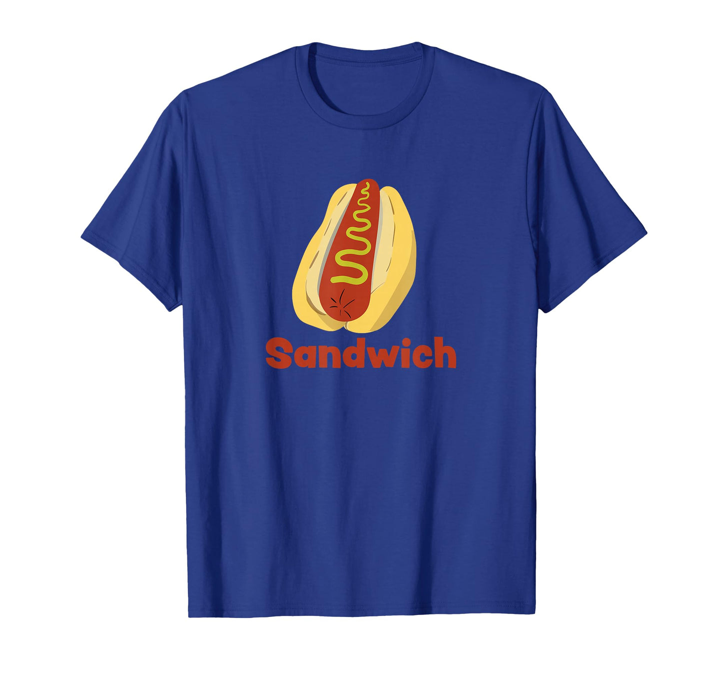 A Hot Dog is a Sandwich Funny Hotdog Novelty T-Shirt
