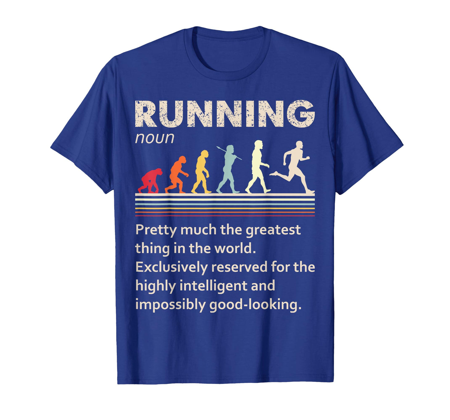 Running Evolution Funny Definition For Runners Love To Run T-Shirt