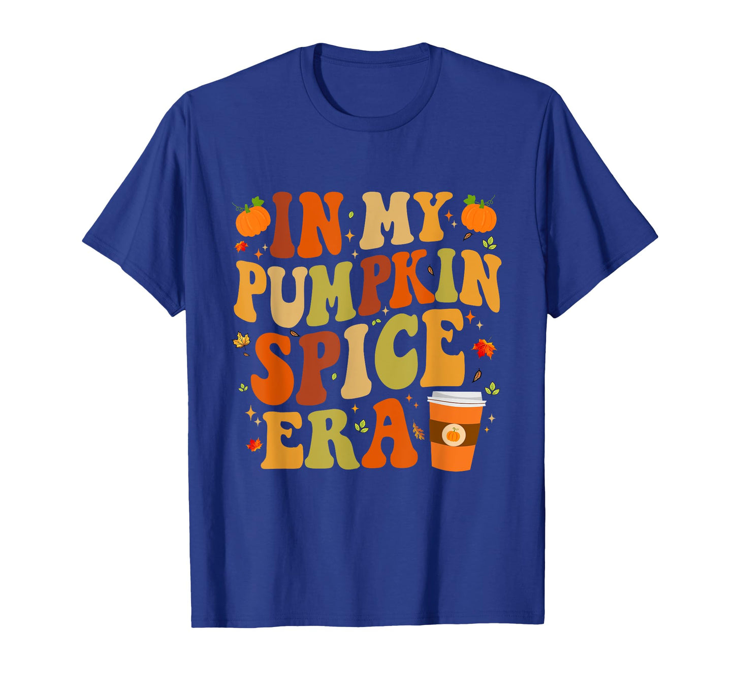 In My Pumpkin Spice Era Funny Retro Fall Vibes Thanksgiving T-Shirt