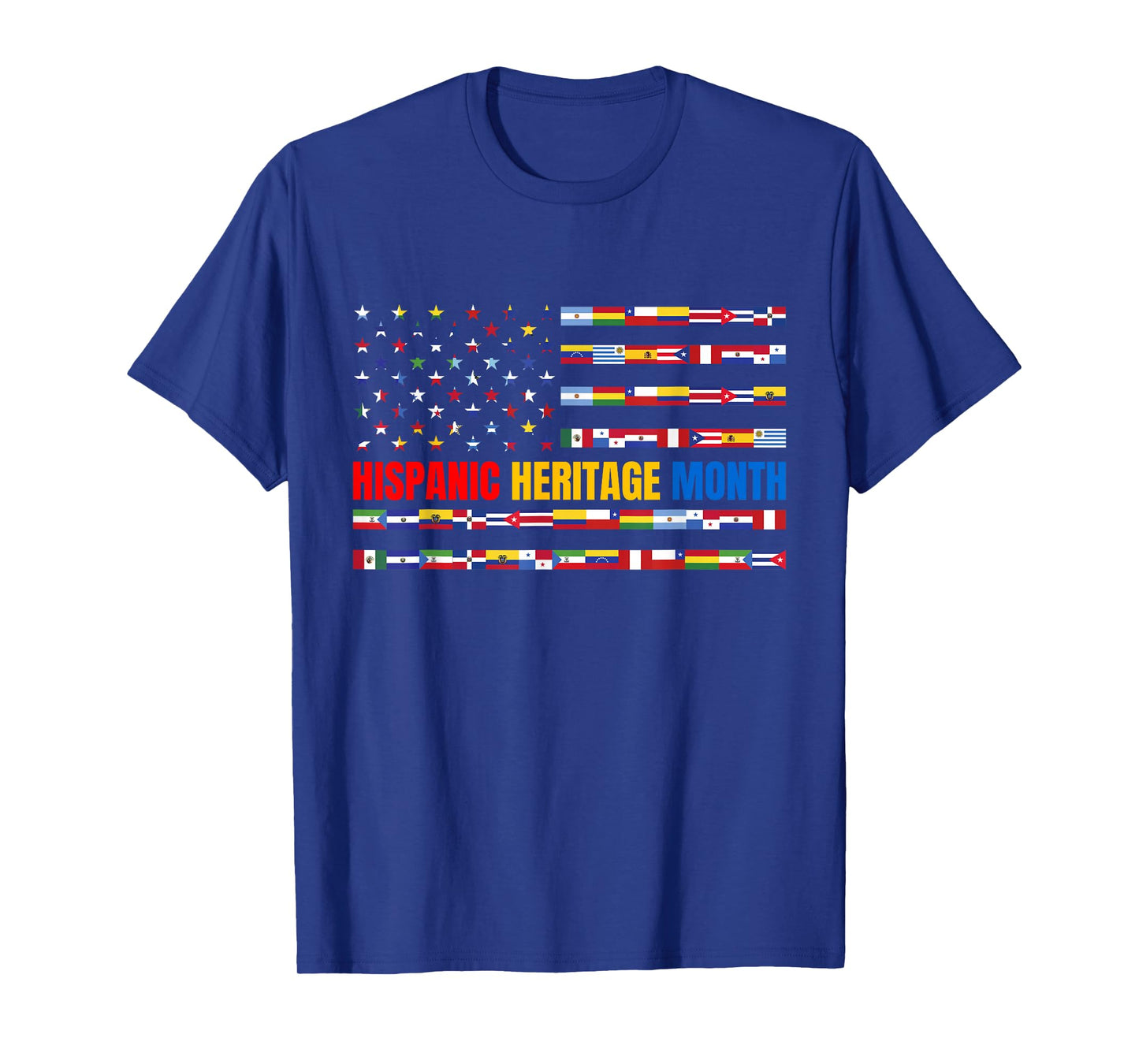 Hispanic Heritage Month USA American Flag National Latino T-Shirt