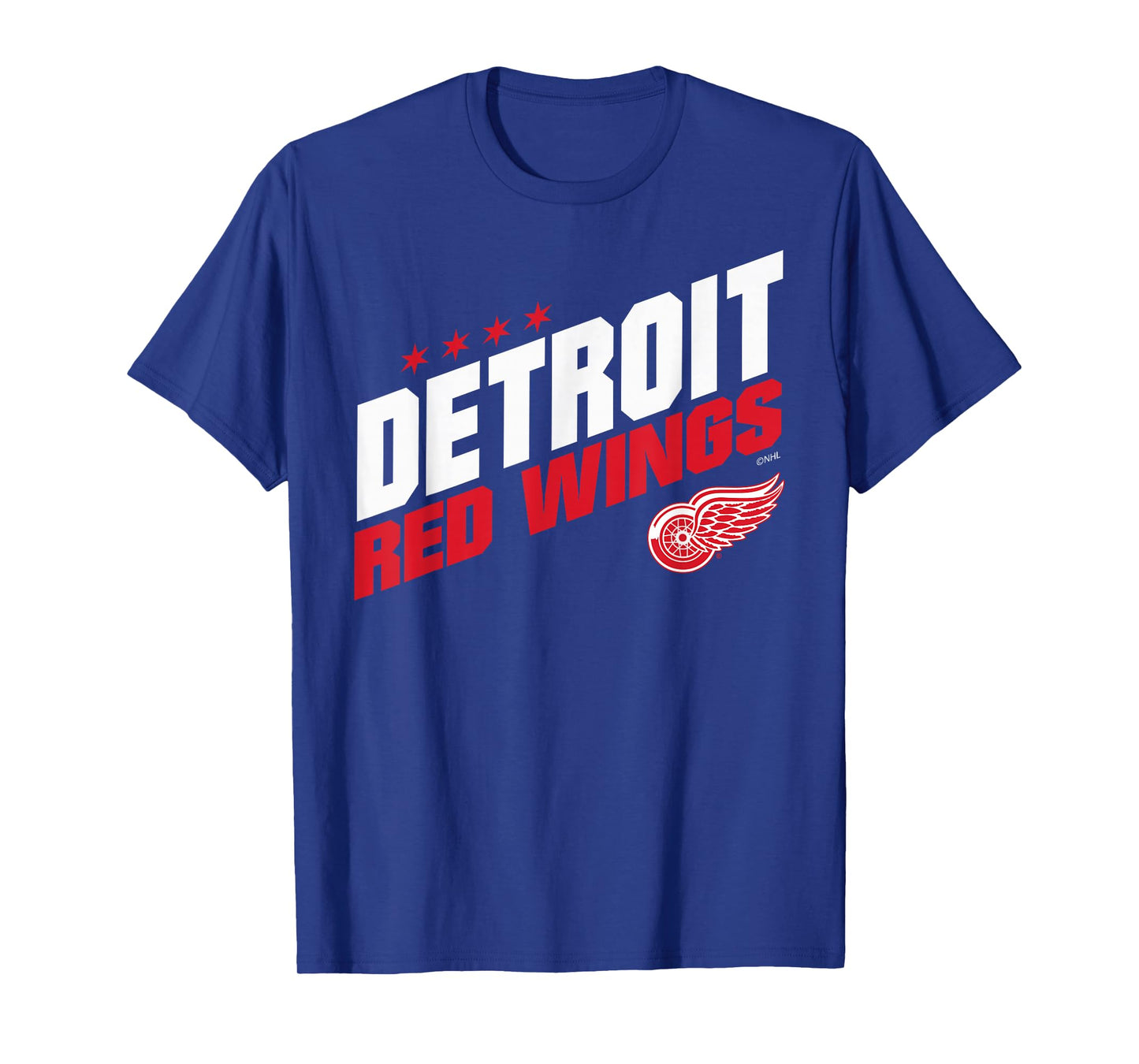 Detroit Red Wings Fuel Black Officially Licensed T-Shirt