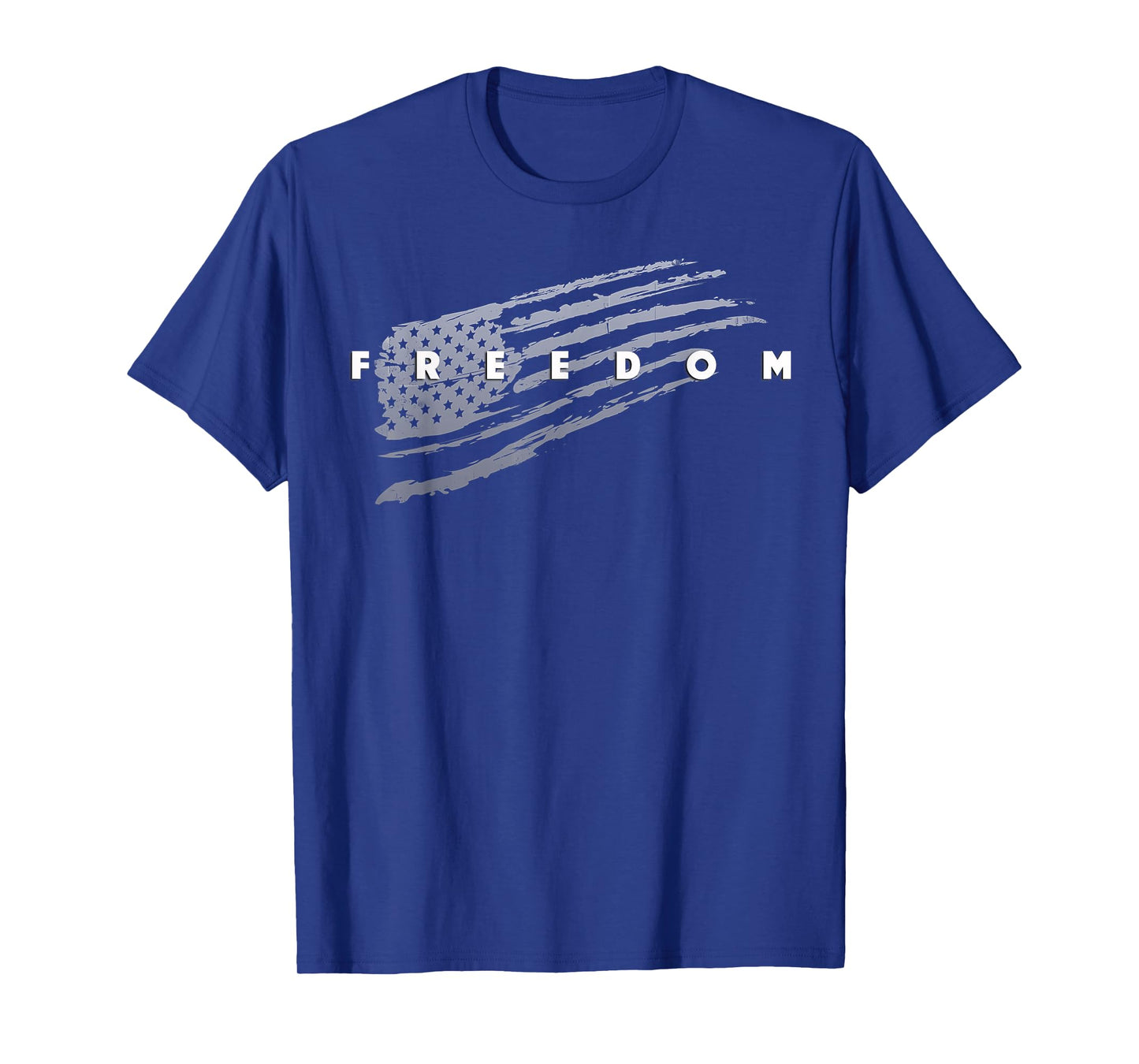 Distressed American Flag Patriotic Pride Freedom T-Shirt