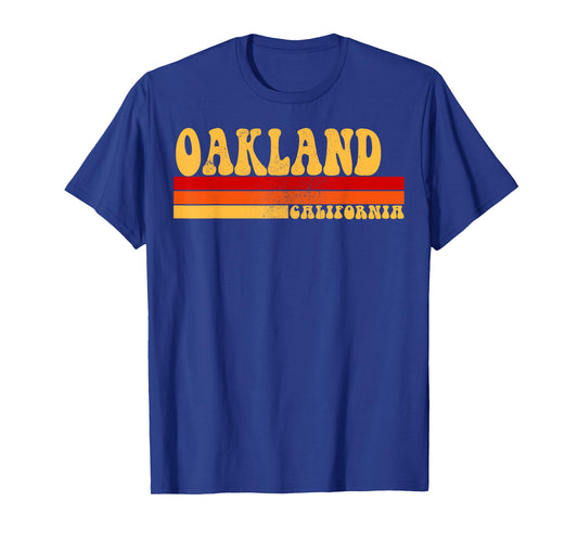 OAKLAND California City Vintage Roots Retro Design 70s 80s T-Shirt