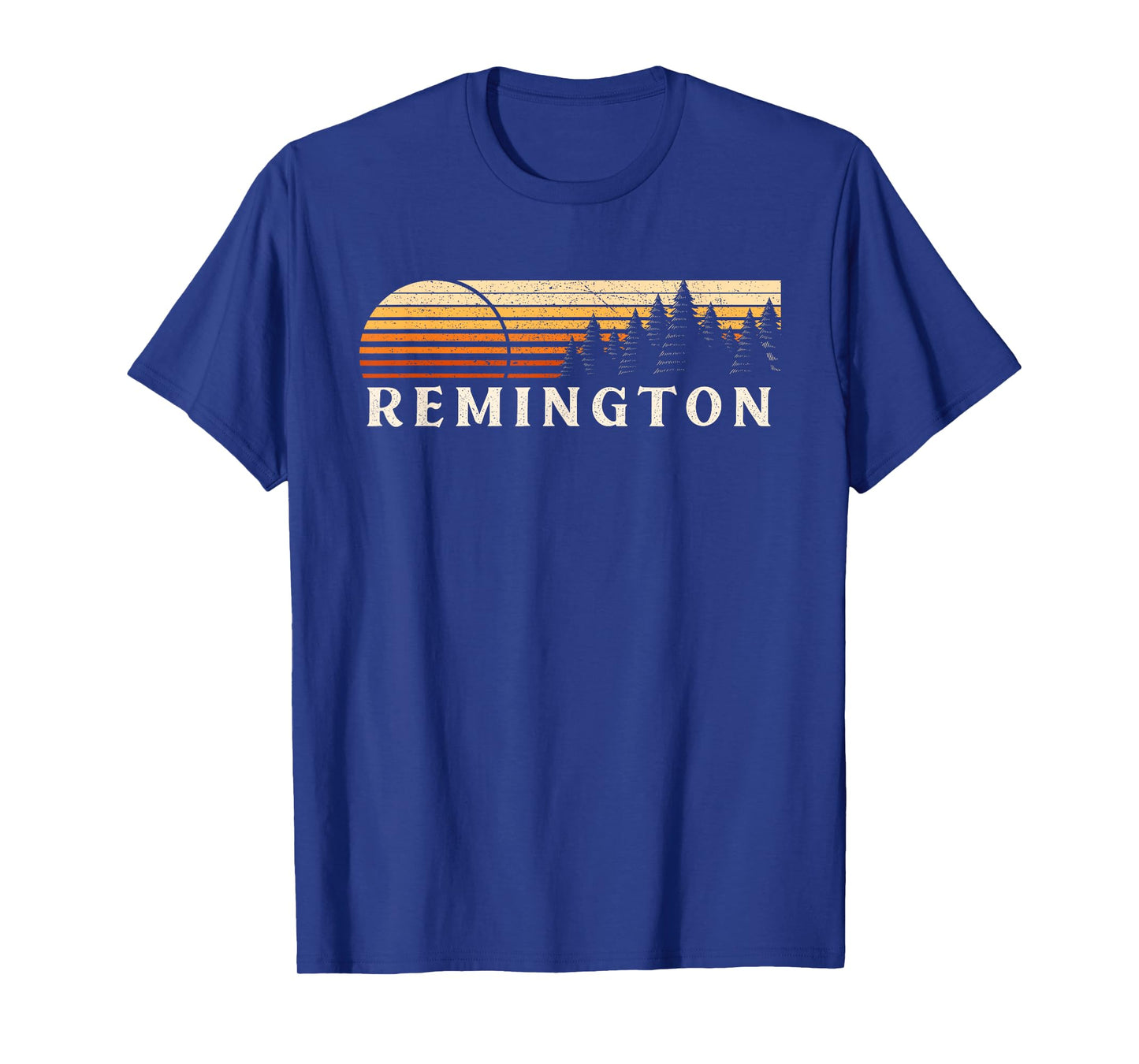 Remington, IN Vintage Evergreen Sunset Eighties Retro T-Shirt