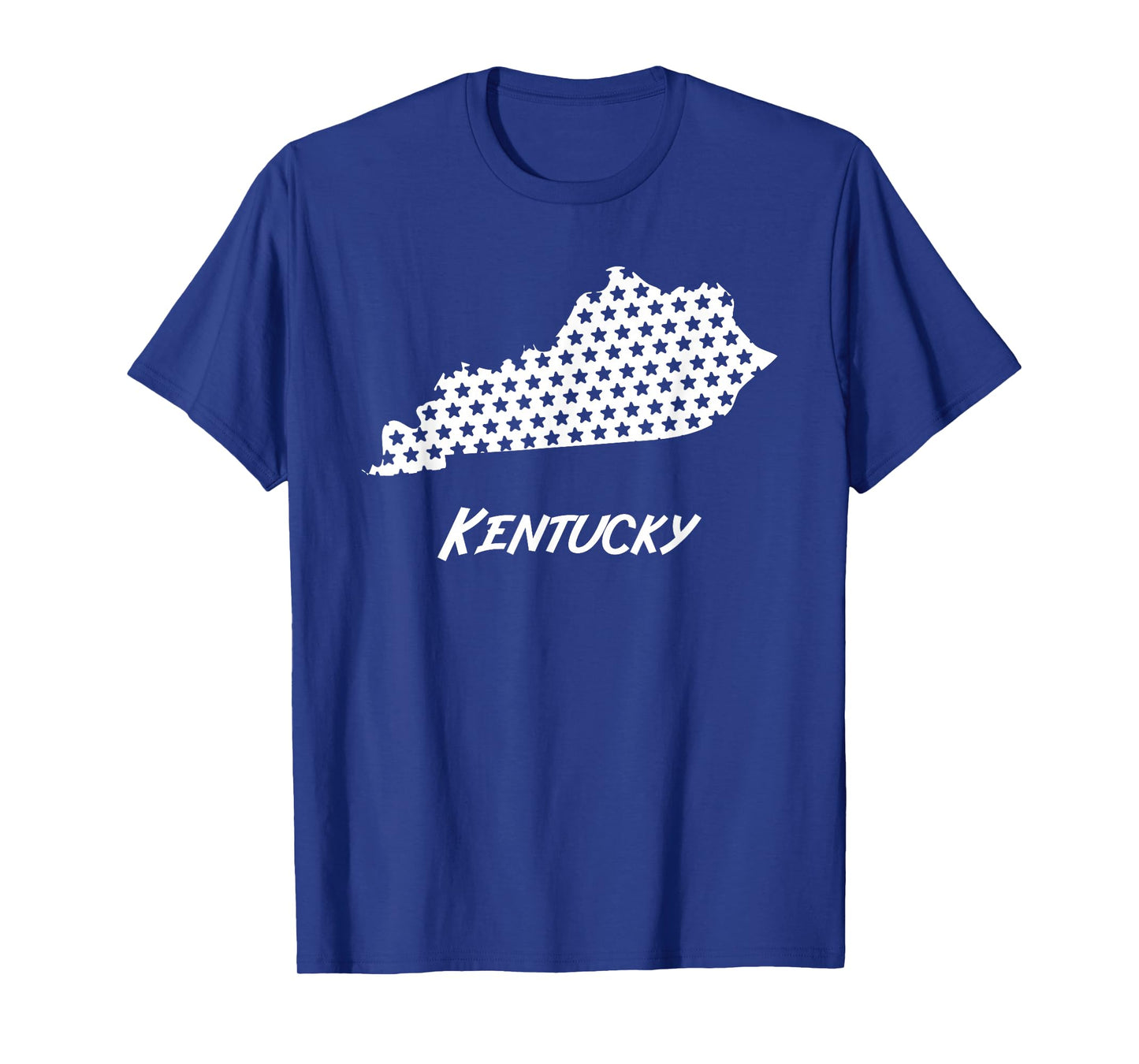 Kentucky USA State Outline Stars Vintage Retro Design T-Shirt
