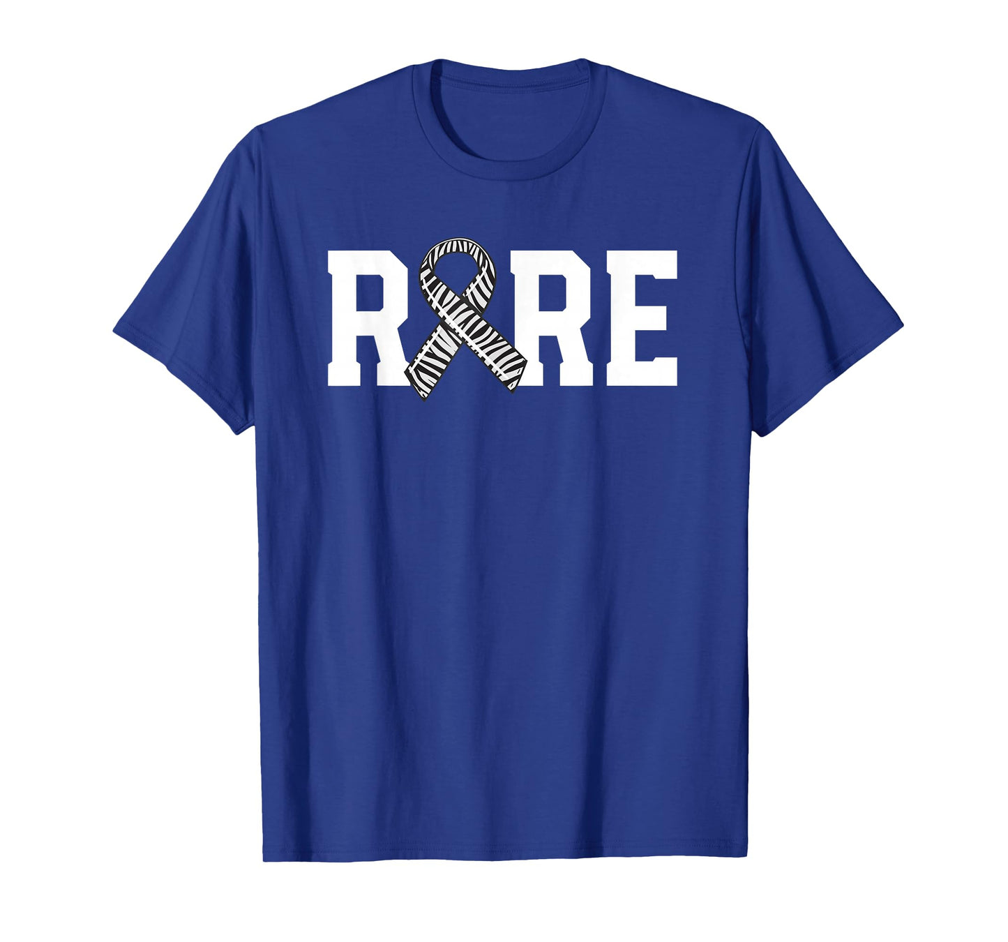 Rare Disease Awareness Walk Zebra Ribbon EDS Carcinoid T-Shirt