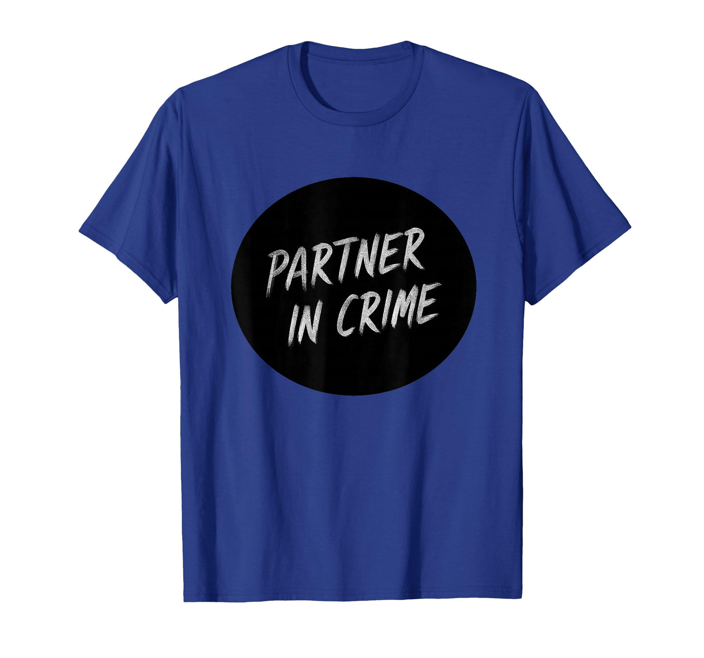 Funny Partner in Crime Stamp Logo T-Shirt