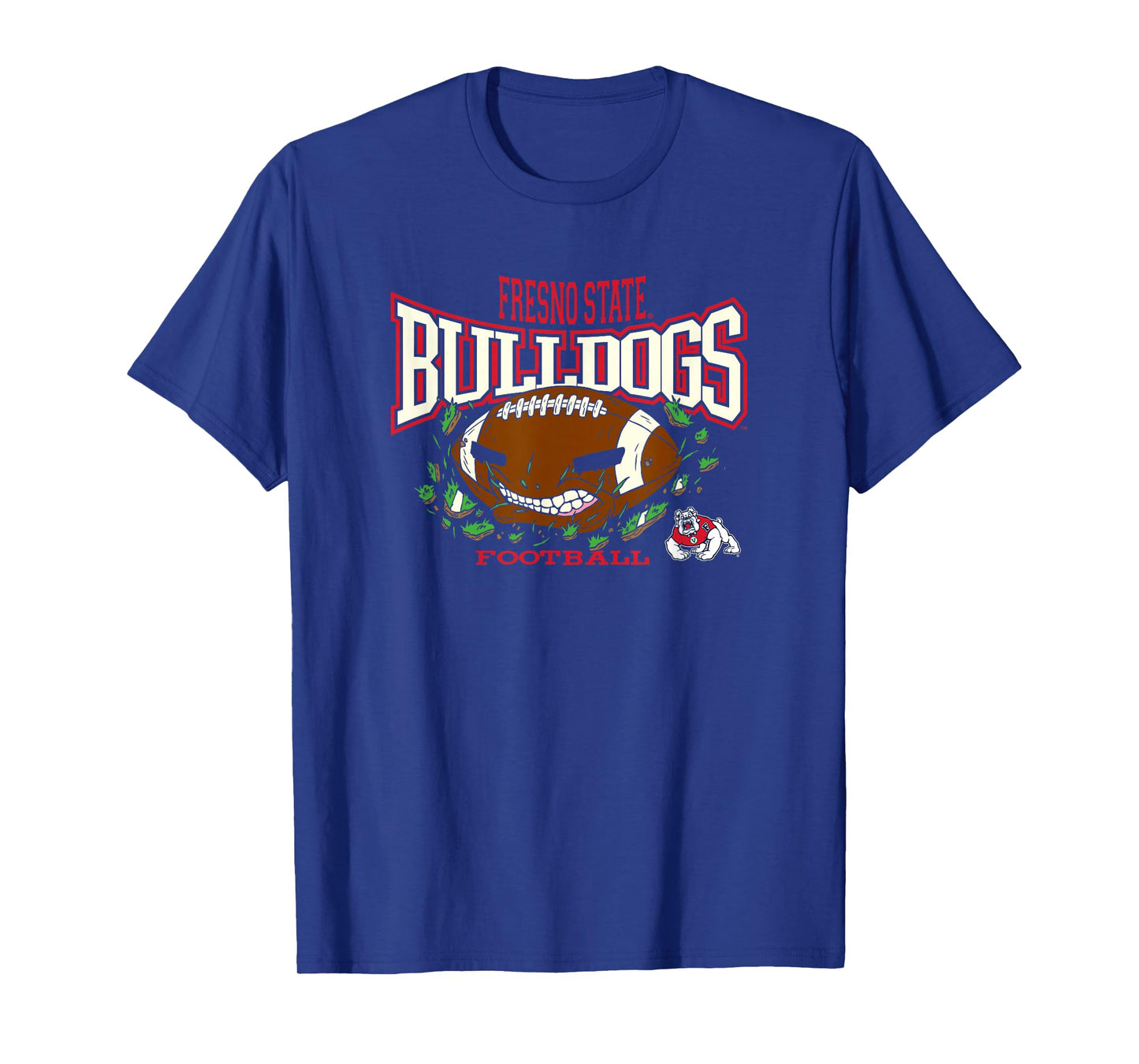 Fresno State Bulldogs Football Bite Black T-Shirt