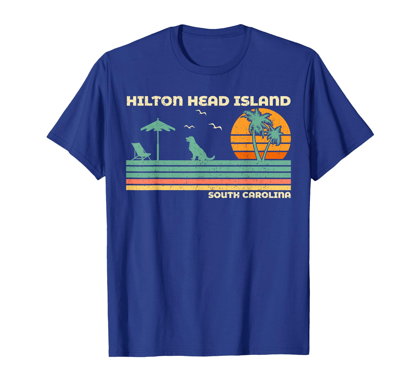 Vintage Family Vacation South Carolina Hilton Head Island T-Shirt