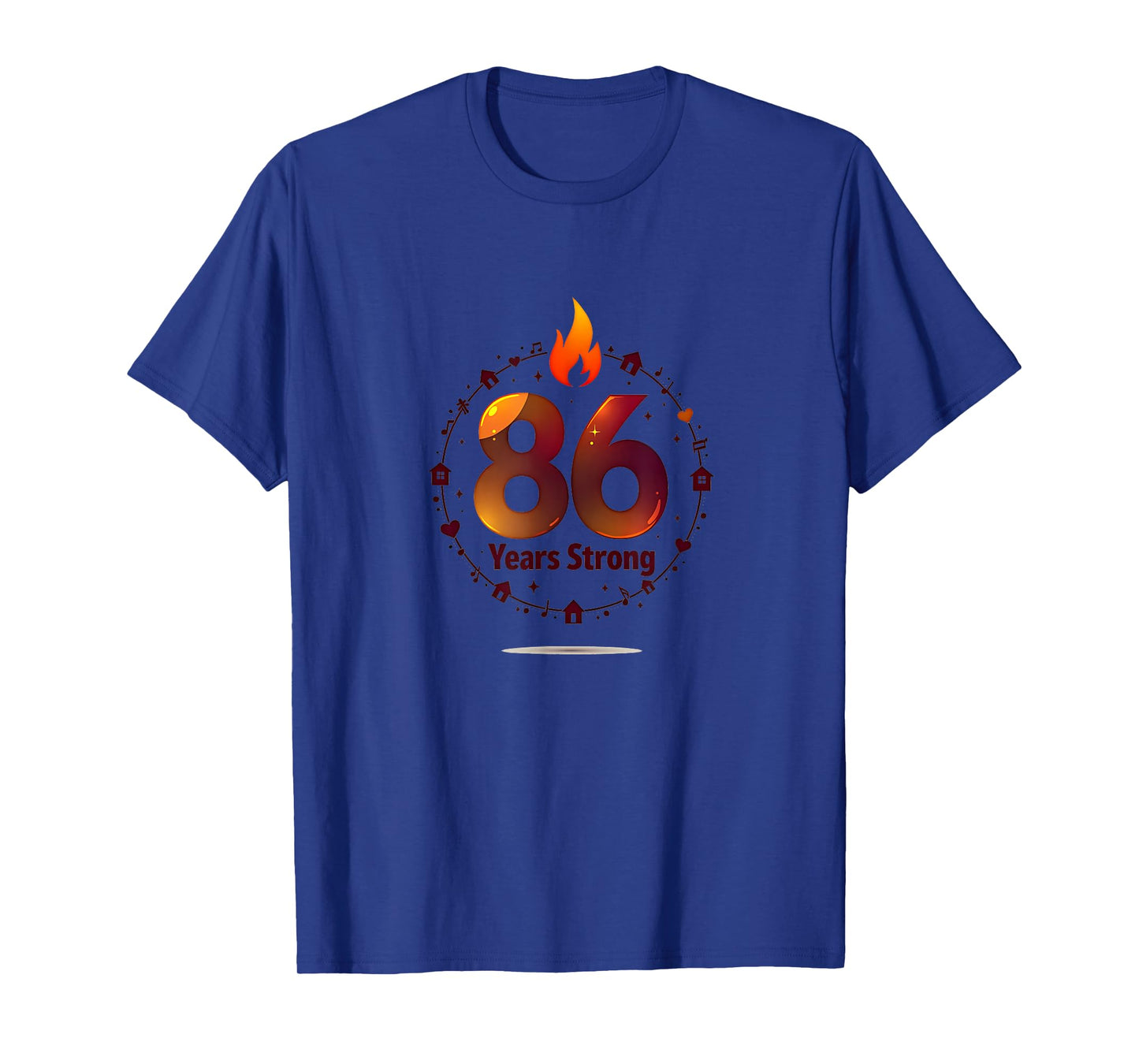 86 Years Strong Birthday Gift Celebration Milestone T-Shirt