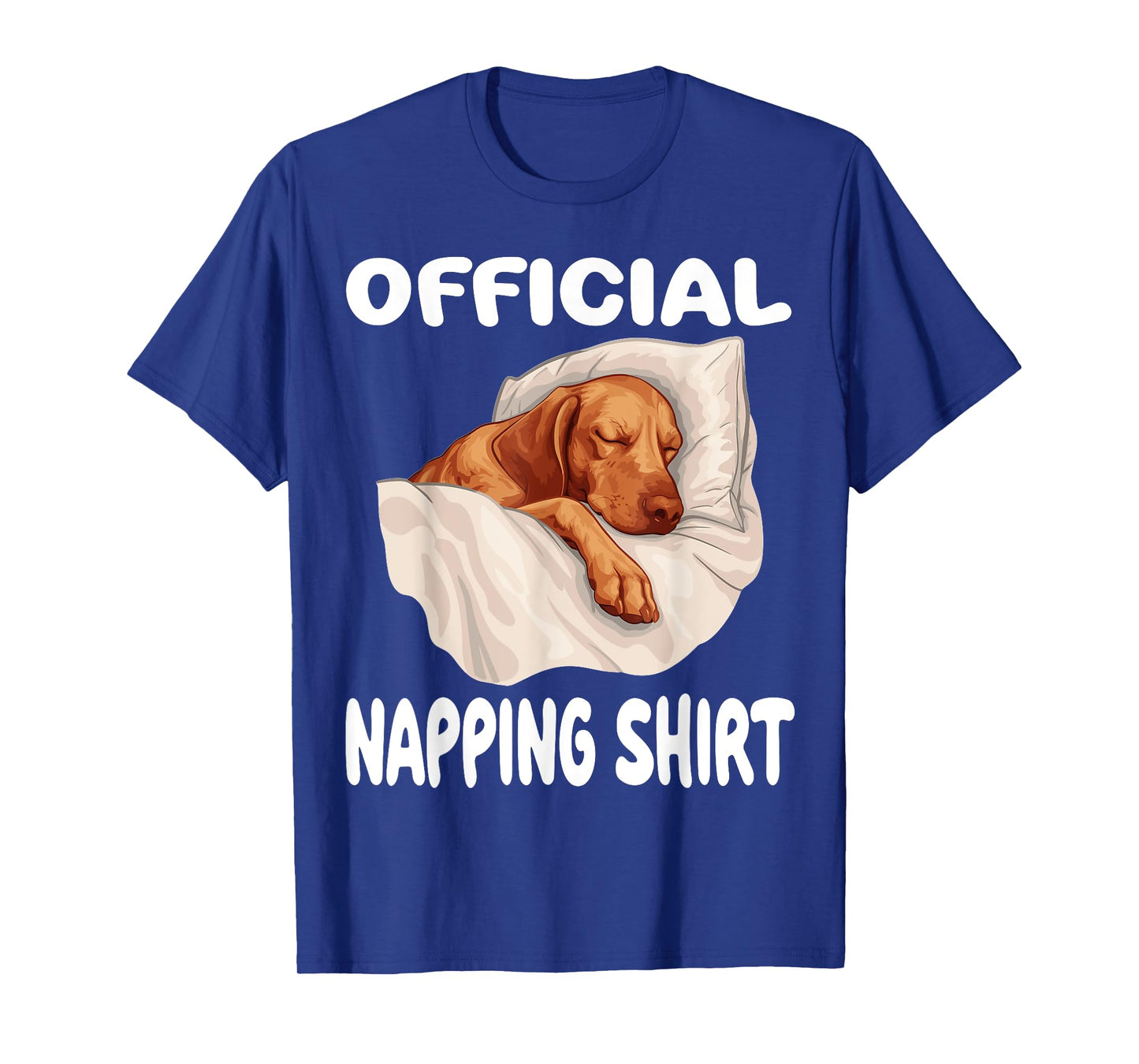 Redbone Coonhound Dog Official Napping shirt Pajamas T-Shirt