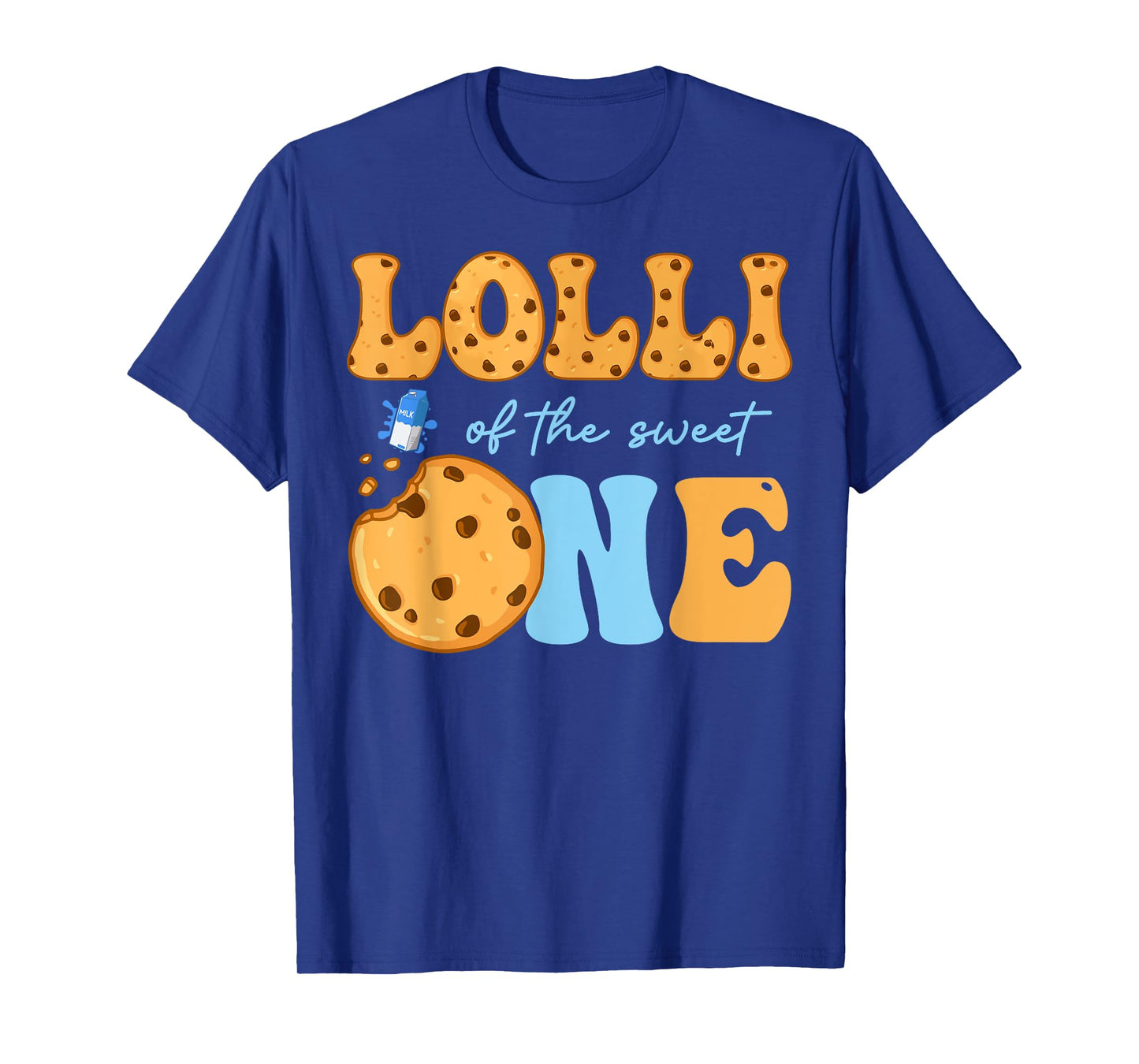 Lolli Of The Sweet One Cookies And Milk Birthday Party T-Shirt