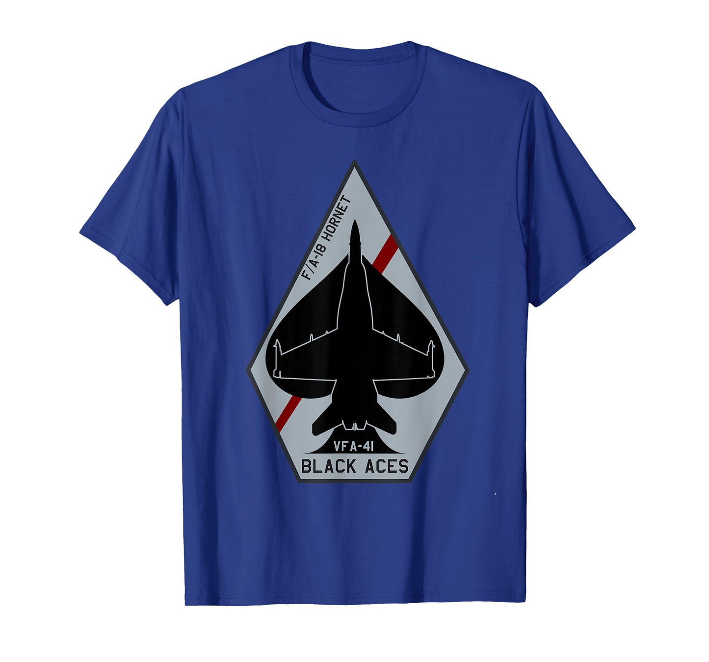 VFA-41 Black Aces F-18 Hornet Jet Fighter Airplane T-Shirt T-Shirt