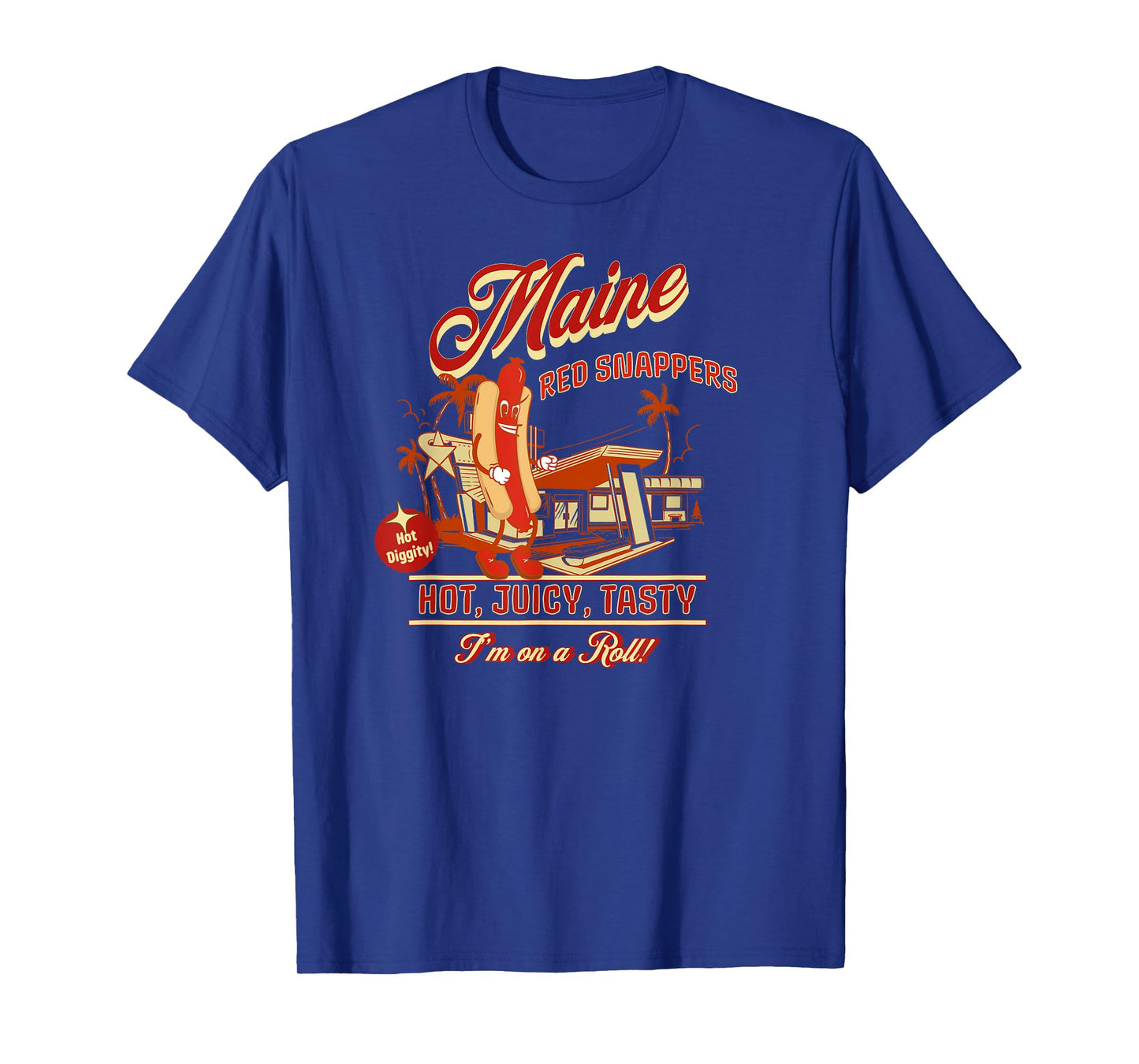 Maine Red Snappers. Best Hot Dog Ever! T-Shirt for Men Women Girls Kids