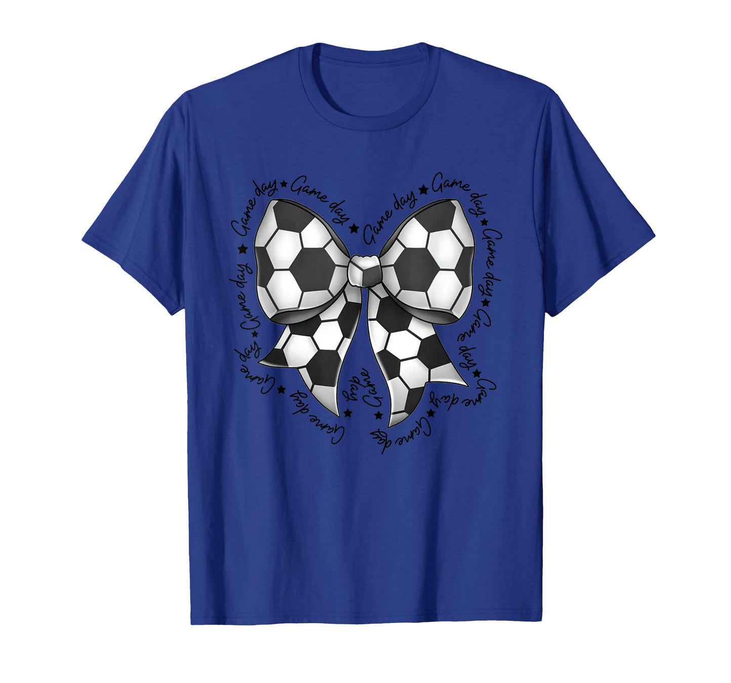 Cute Coquette Bow Funny Game Day Soccer Mom Life Team Sports T-Shirt