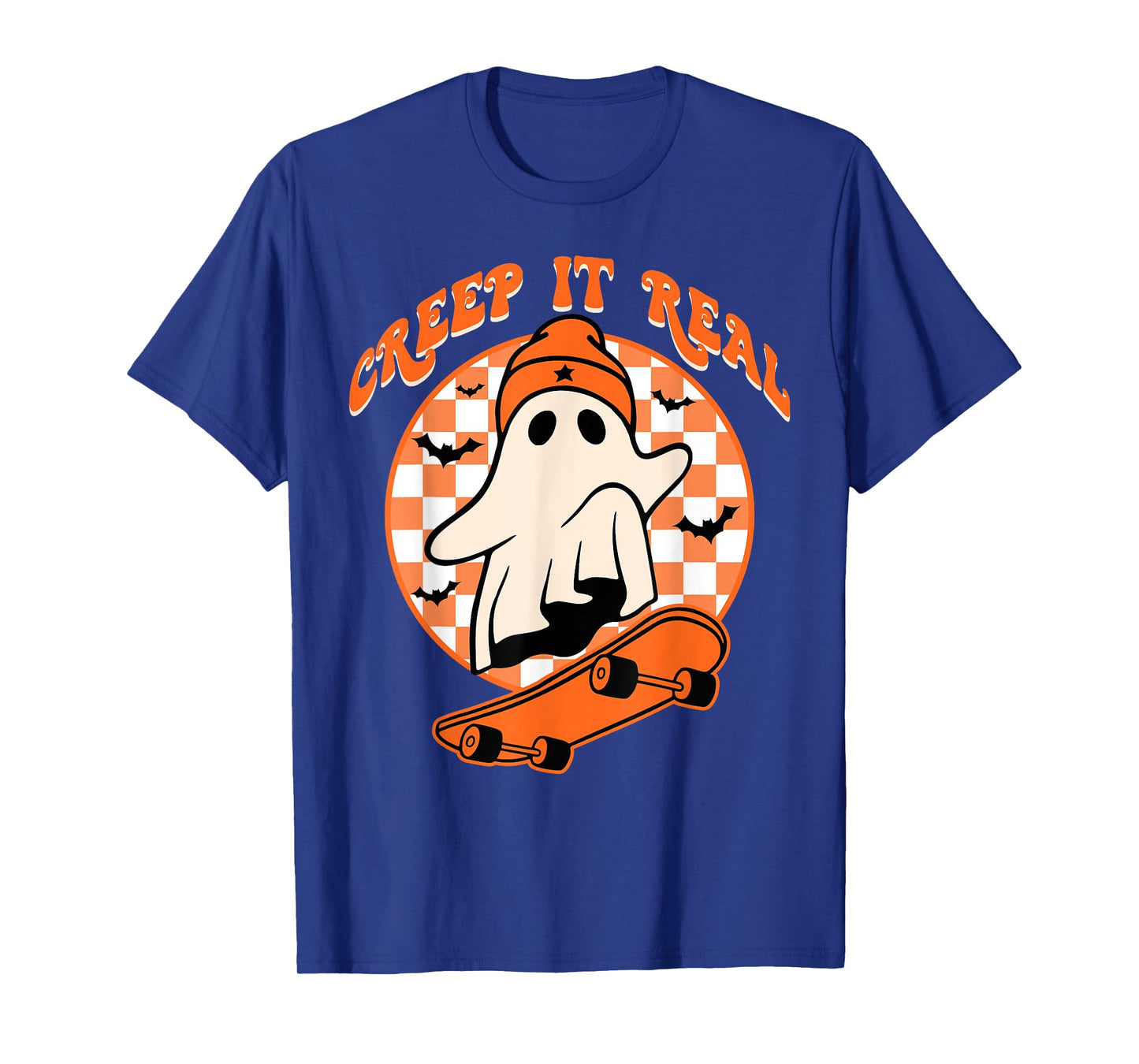 Creep It Real Ghost Boy Fall Season Vintage Retro Halloween T-Shirt