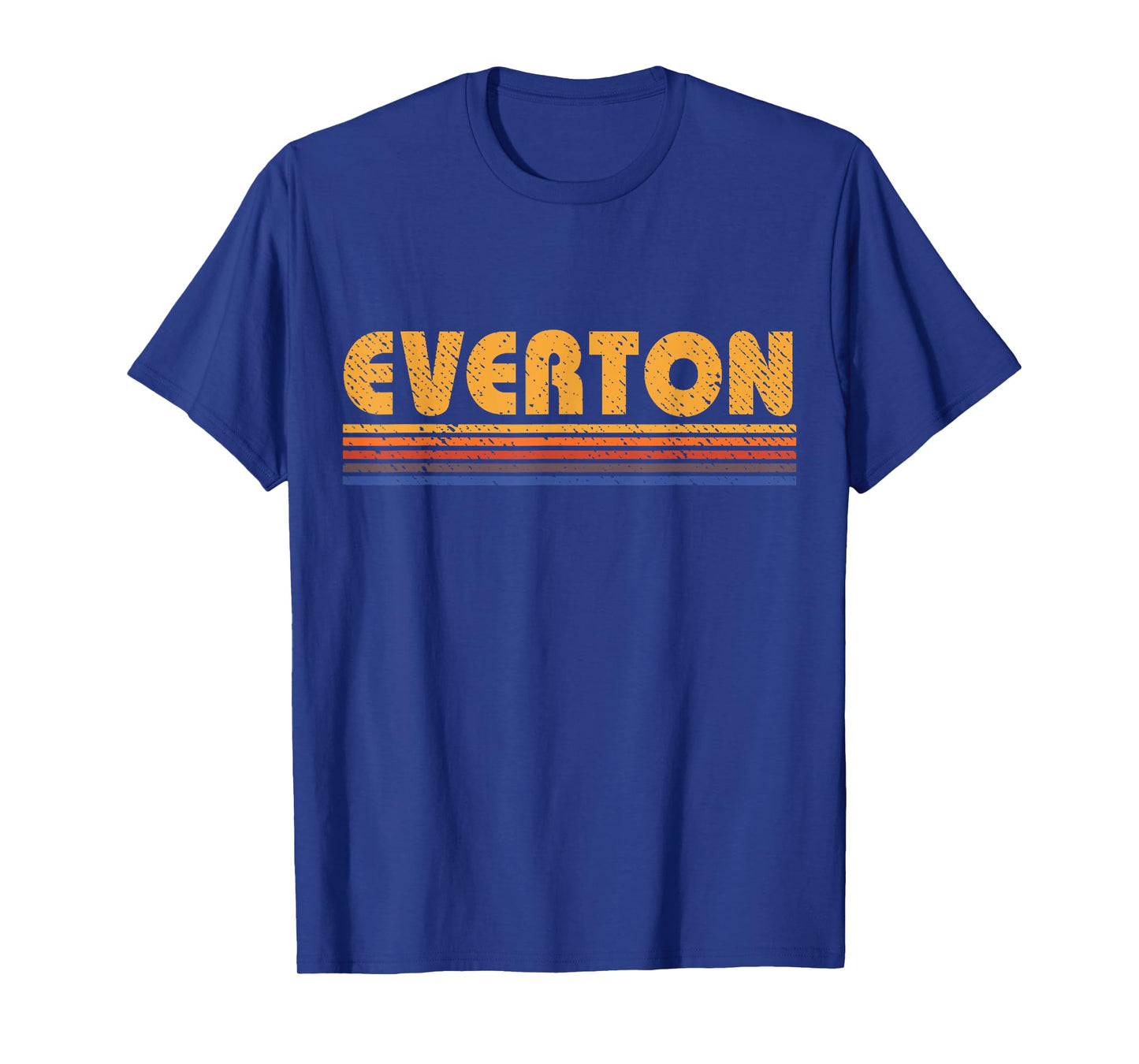 Everton England Vintage 80s Style Everton Athletic Sports T-Shirt