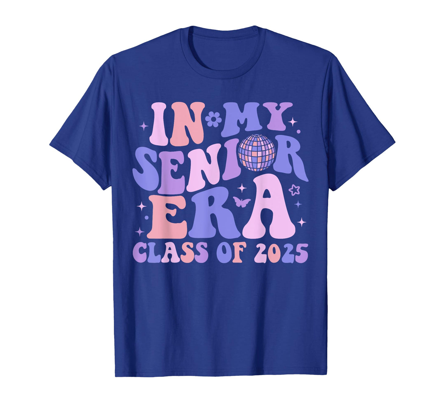 In My Senior Era Class of 2025 Groovy Senior 2025 Graduation T-Shirt