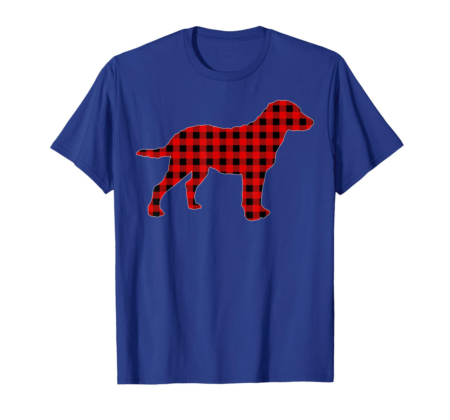 Buffalo Plaid Chesapeake Bay Retriever Dog Christmas Pajama T-Shirt