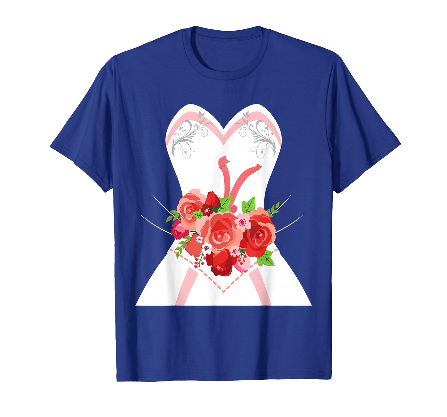Simple Wedding Dress T-Shirt for Bridal Showers Gift T-Shirt