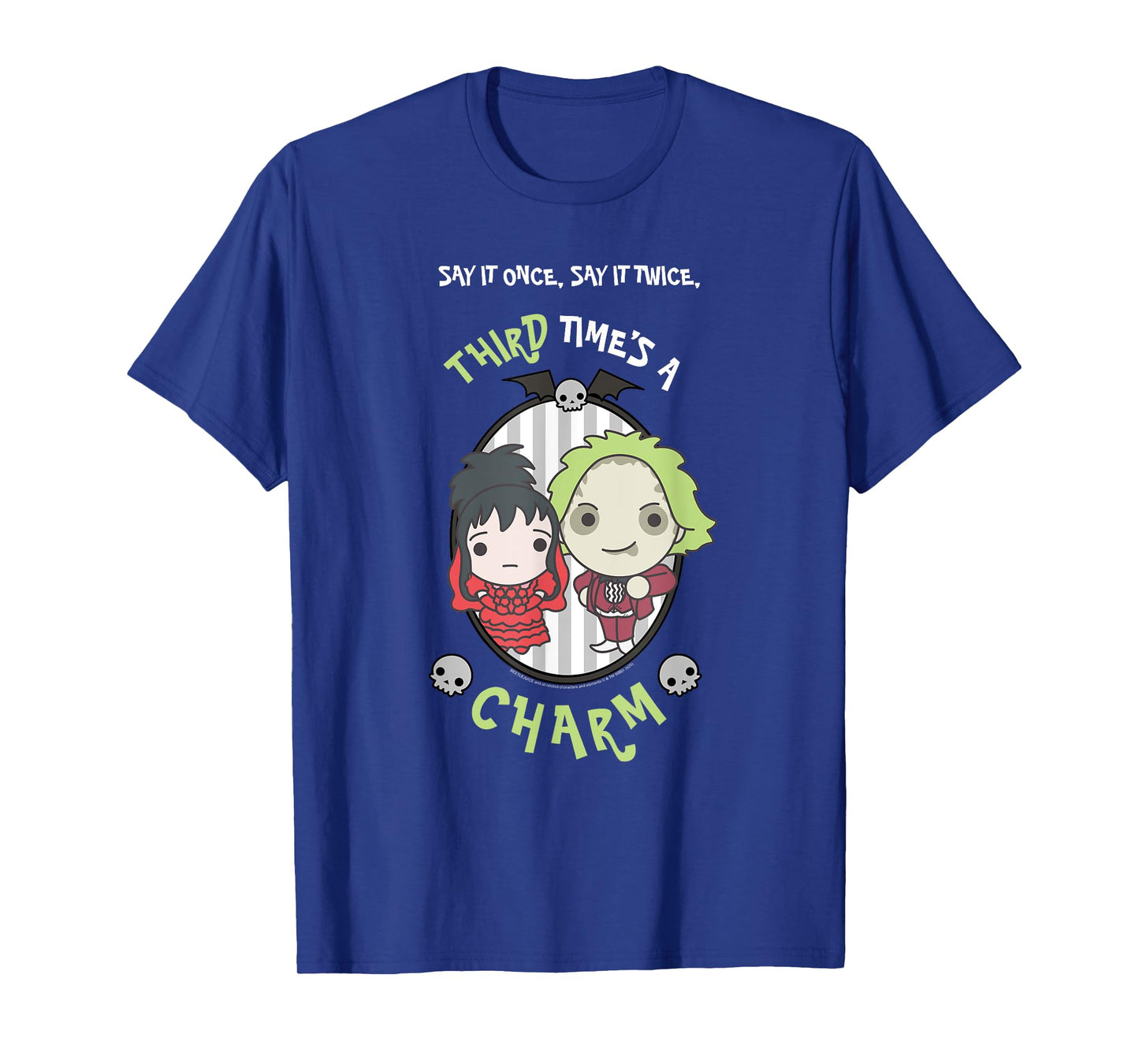 Beetlejuice Chibi Wedding Beetlejuice and Lydia Movie T-Shirt