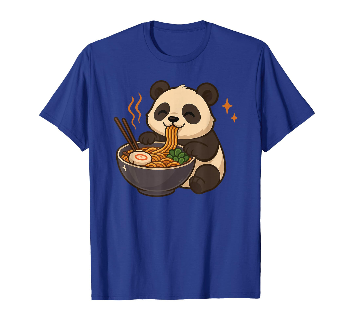 Panda with Noodles Ramen Kawaii Panda T-Shirt
