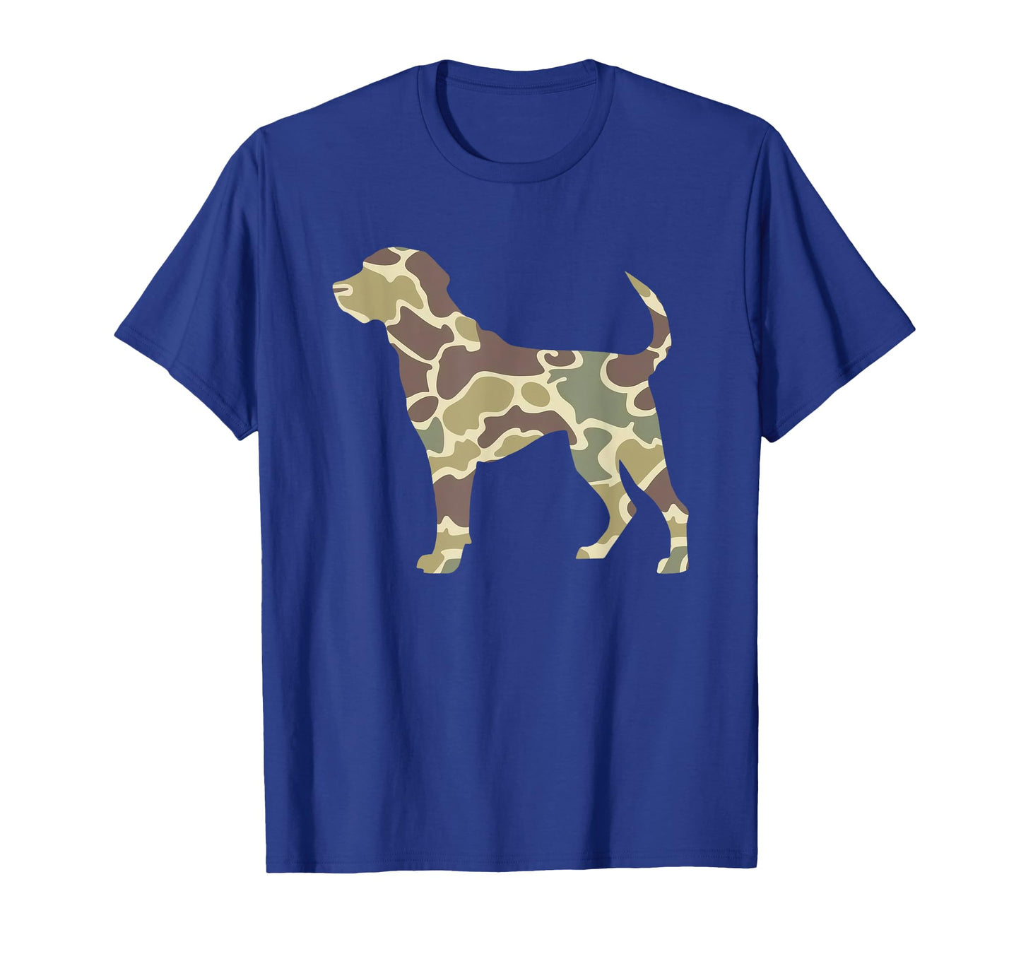 Old School Camo Hunting Dog, Camouflage Pitbull Dog Mom Dad Men Women T-Shirt