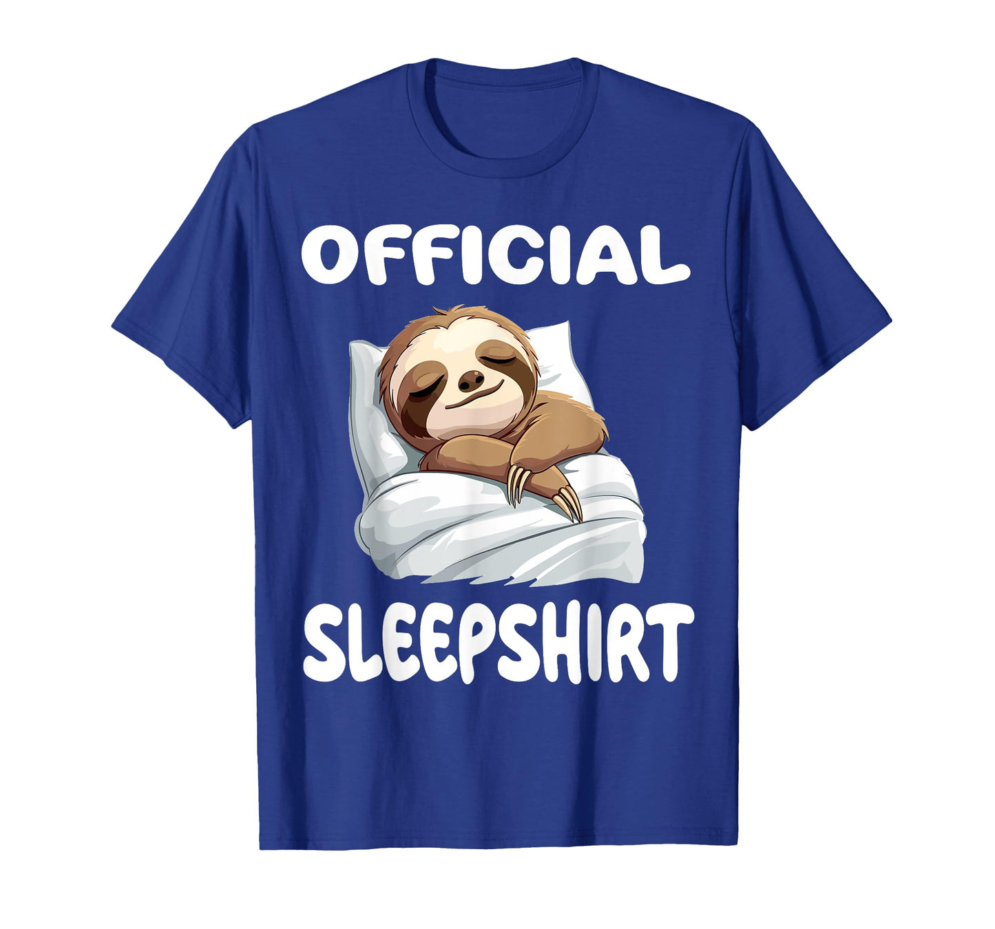 Sloth Animal Official Sleepshirt Pajamas Nightgown T-Shirt