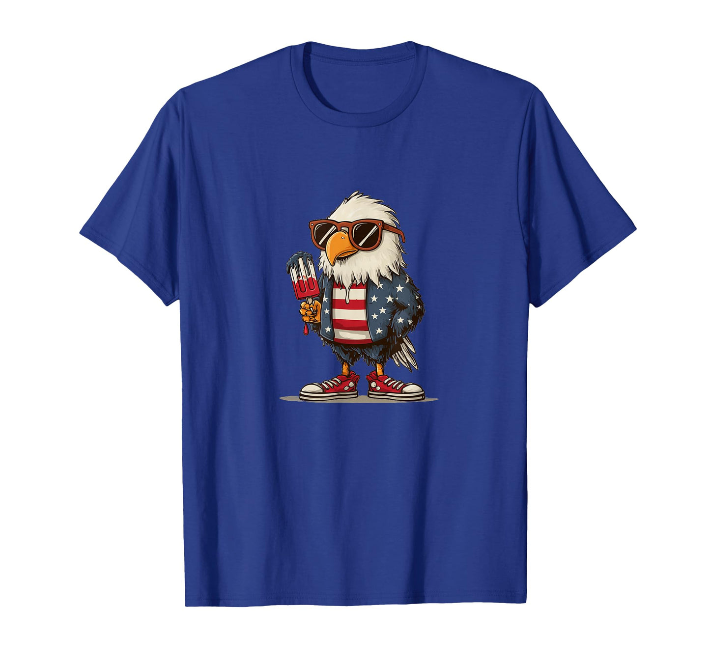 Cool Looking Eagle in Leather Jacket Costume T-Shirt