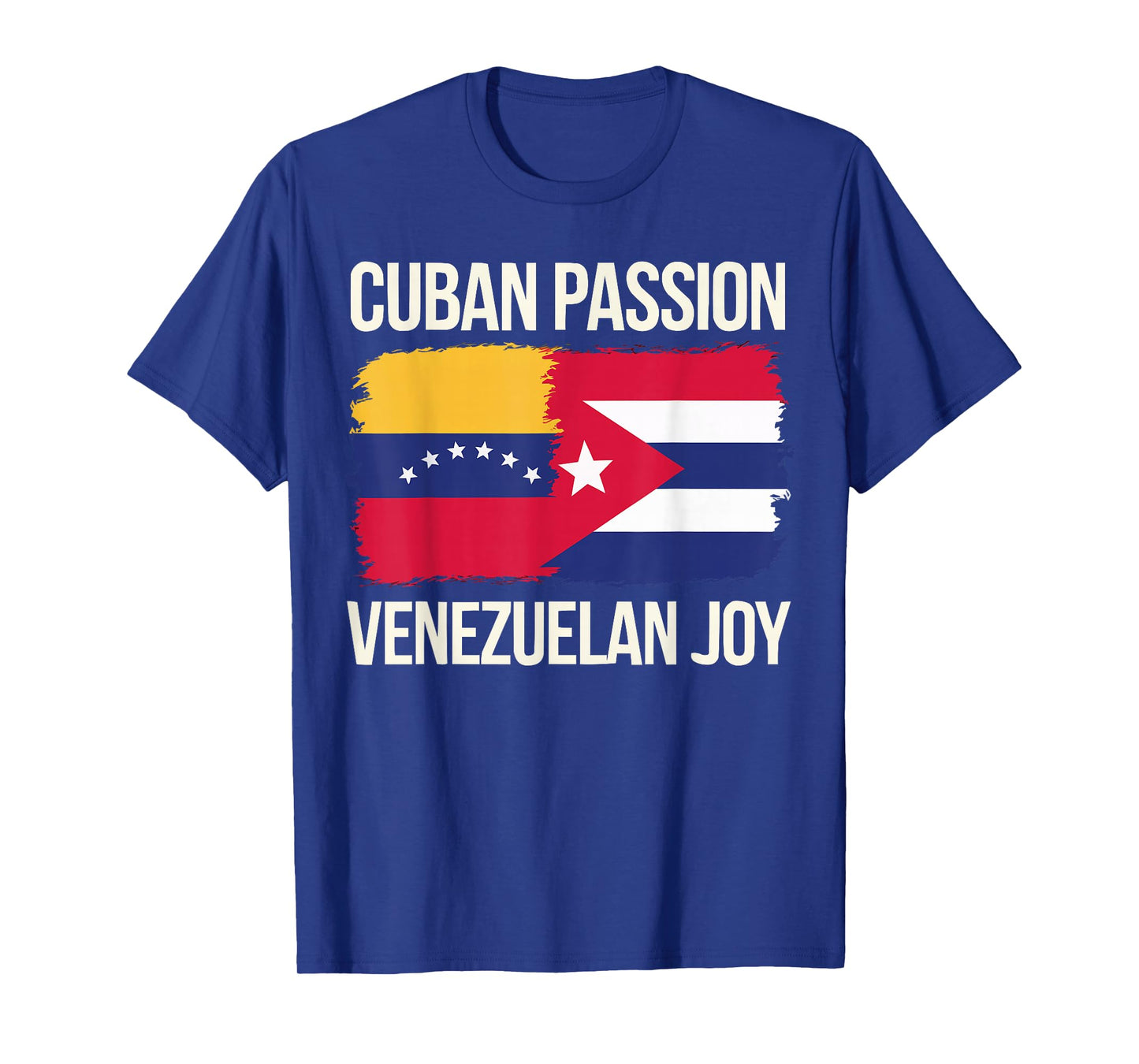Half Venezuelan Half Cuban Cuba Flag Country Venezuela T-Shirt