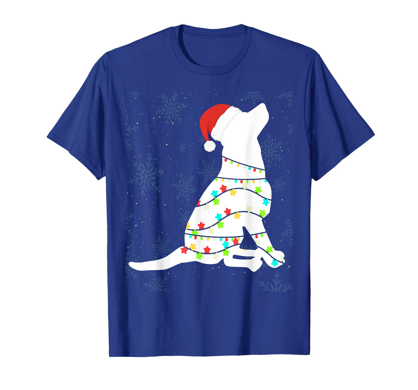 Christmas Lights Labrador Retriever T Shirt Dog Lover Gift T-Shirt for Men Women Kids