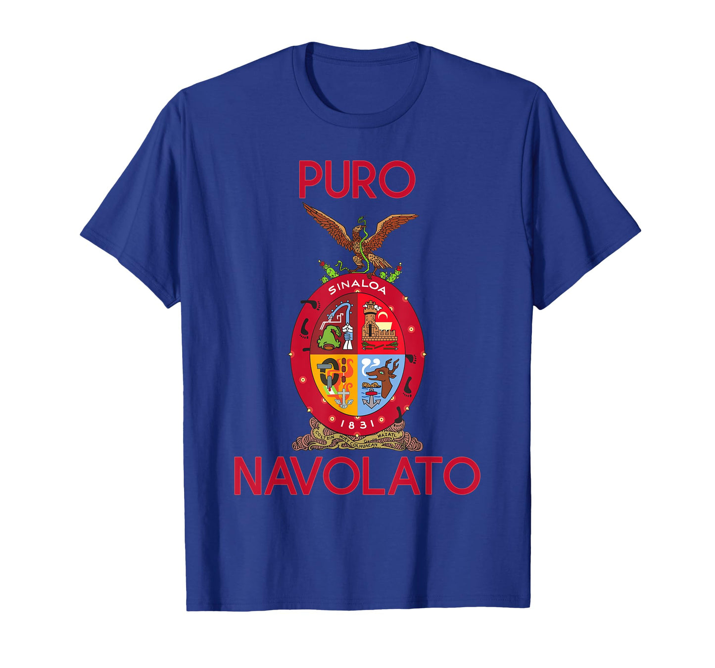 Navolato Sinaloa Estado De Mexico Escudo Eagle Aguila T-Shirt