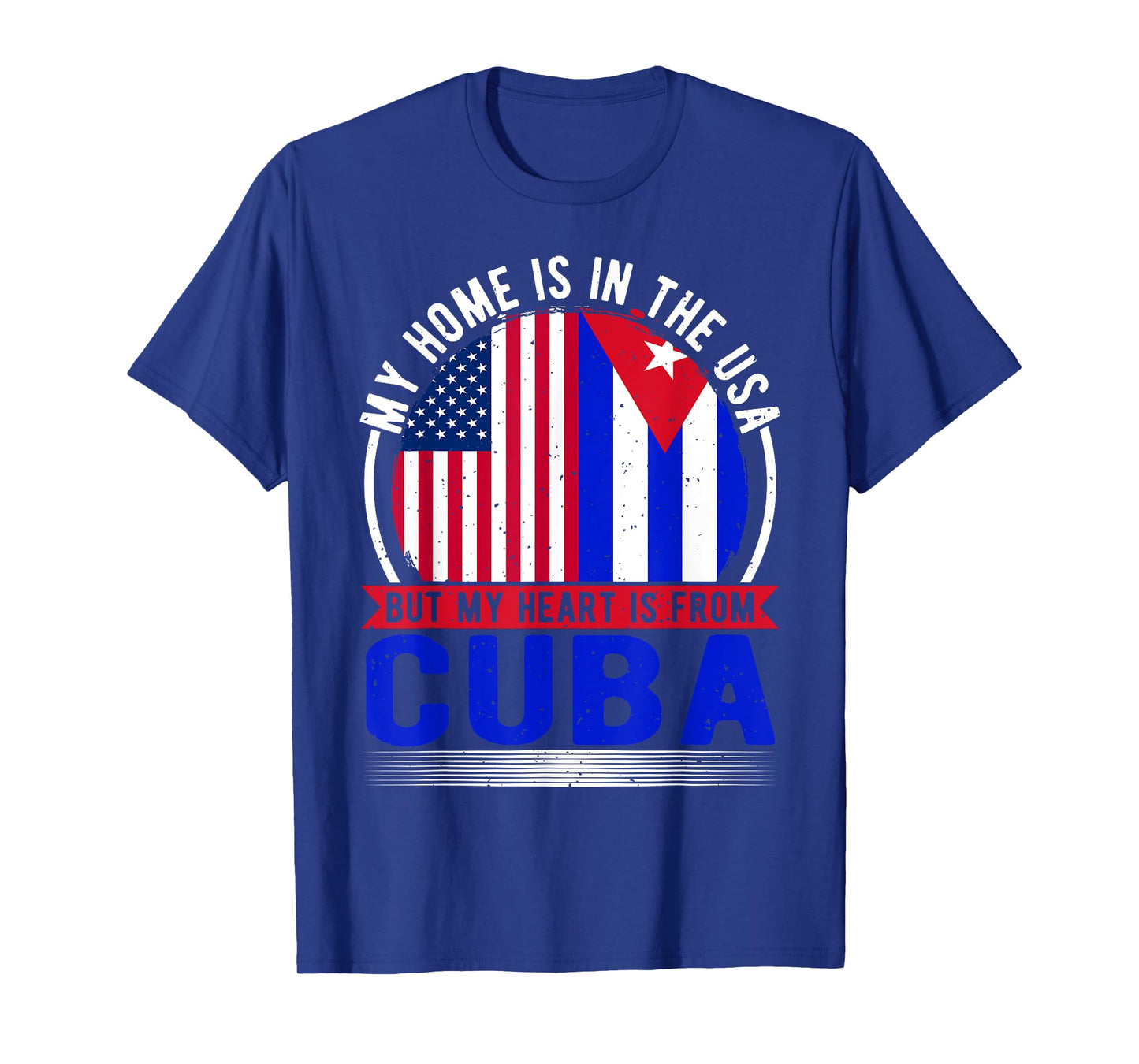 US Flag, USA & Cuba Roots, Cuban Flag T-Shirt