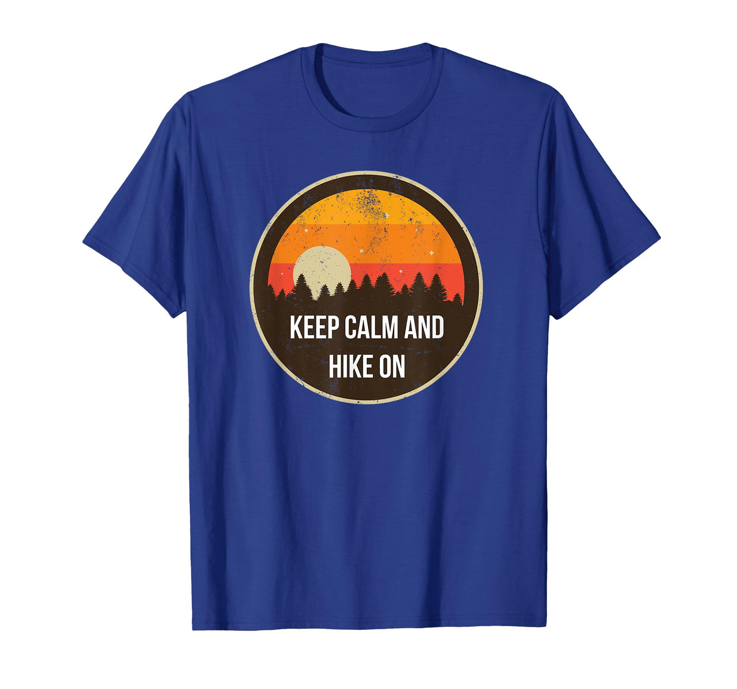 Keep calm and hike on design T-Shirt